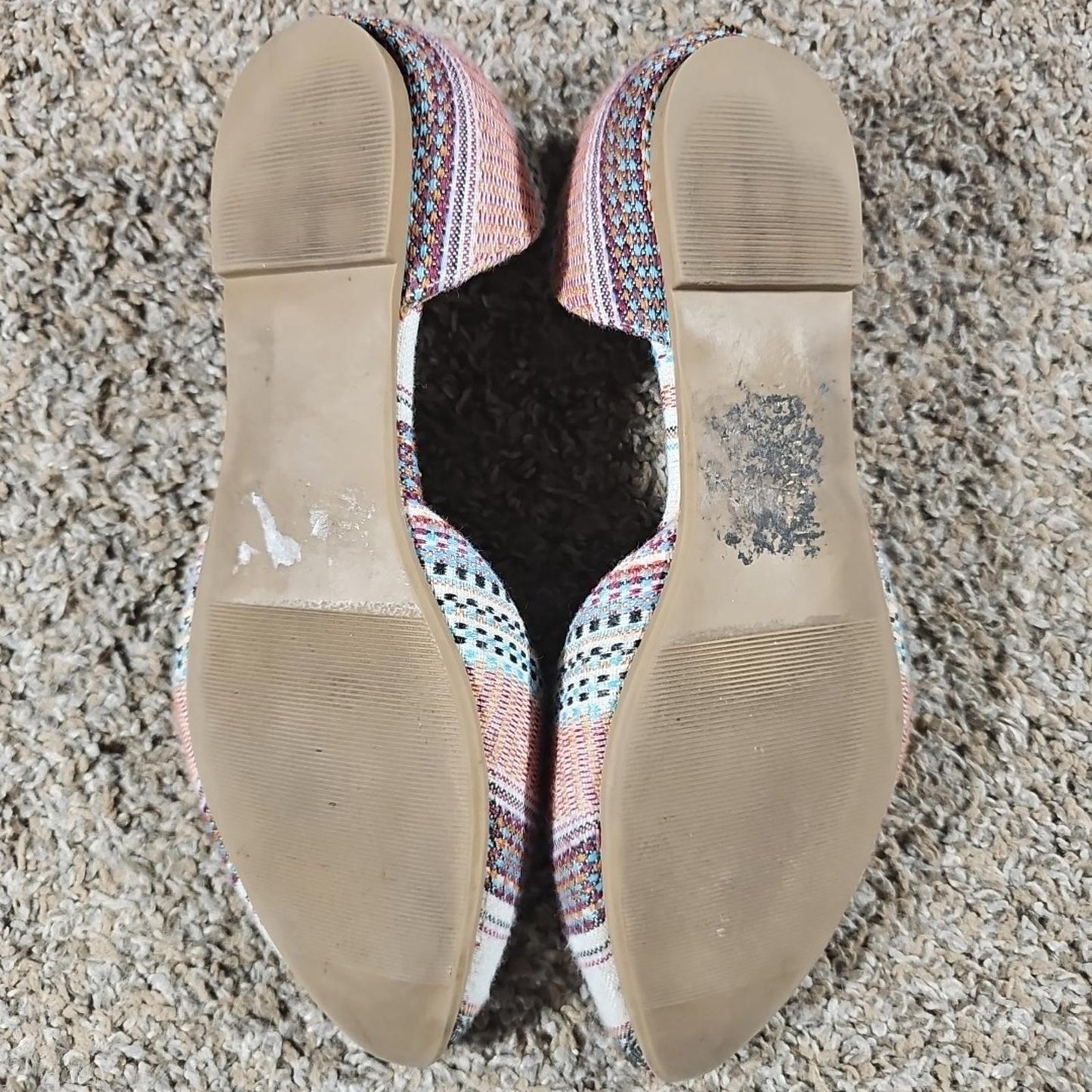 Restricted Womens Ballet Flats 7.5 Boho Casual Travel Shoes