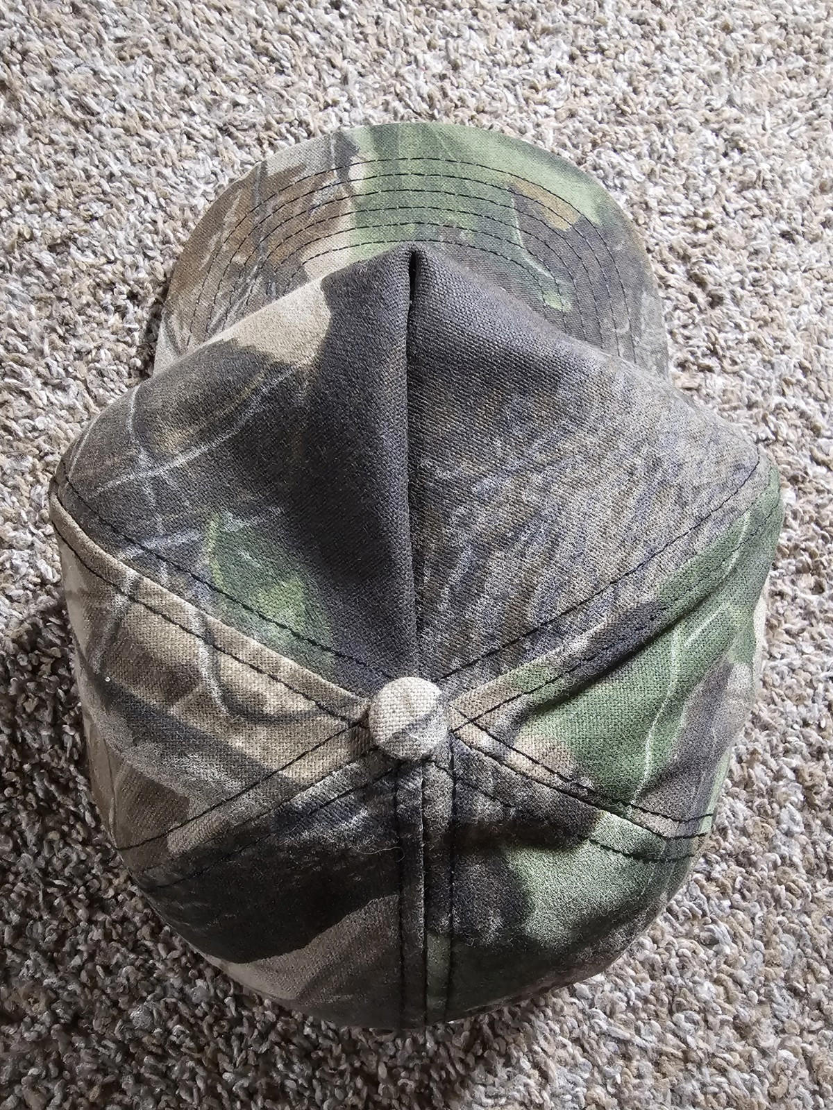 90s VTG Buckmasters Original Camo Snapback Hat Made In USA