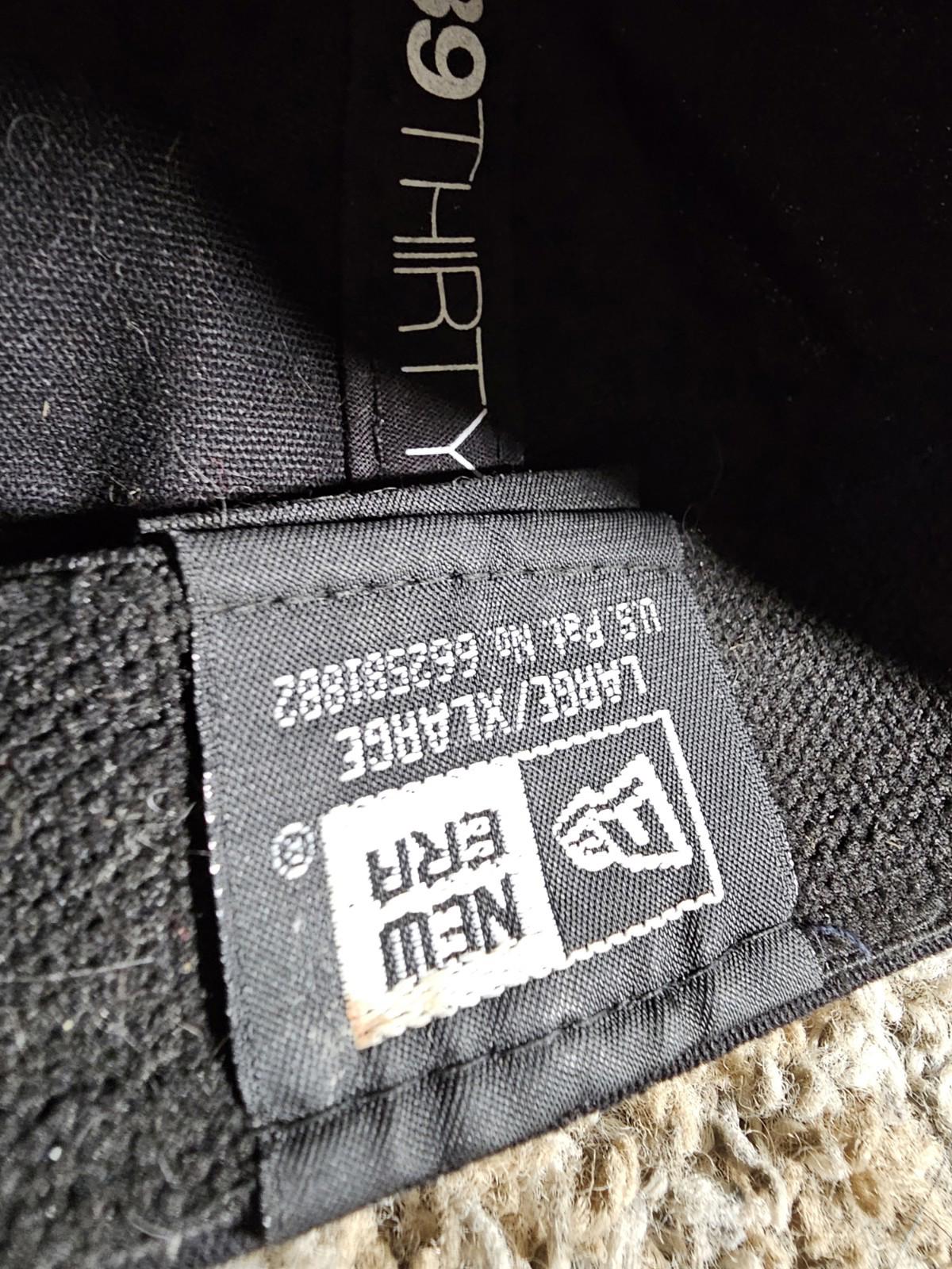 NewEra 39Thirty black on black TREK hat L/XL