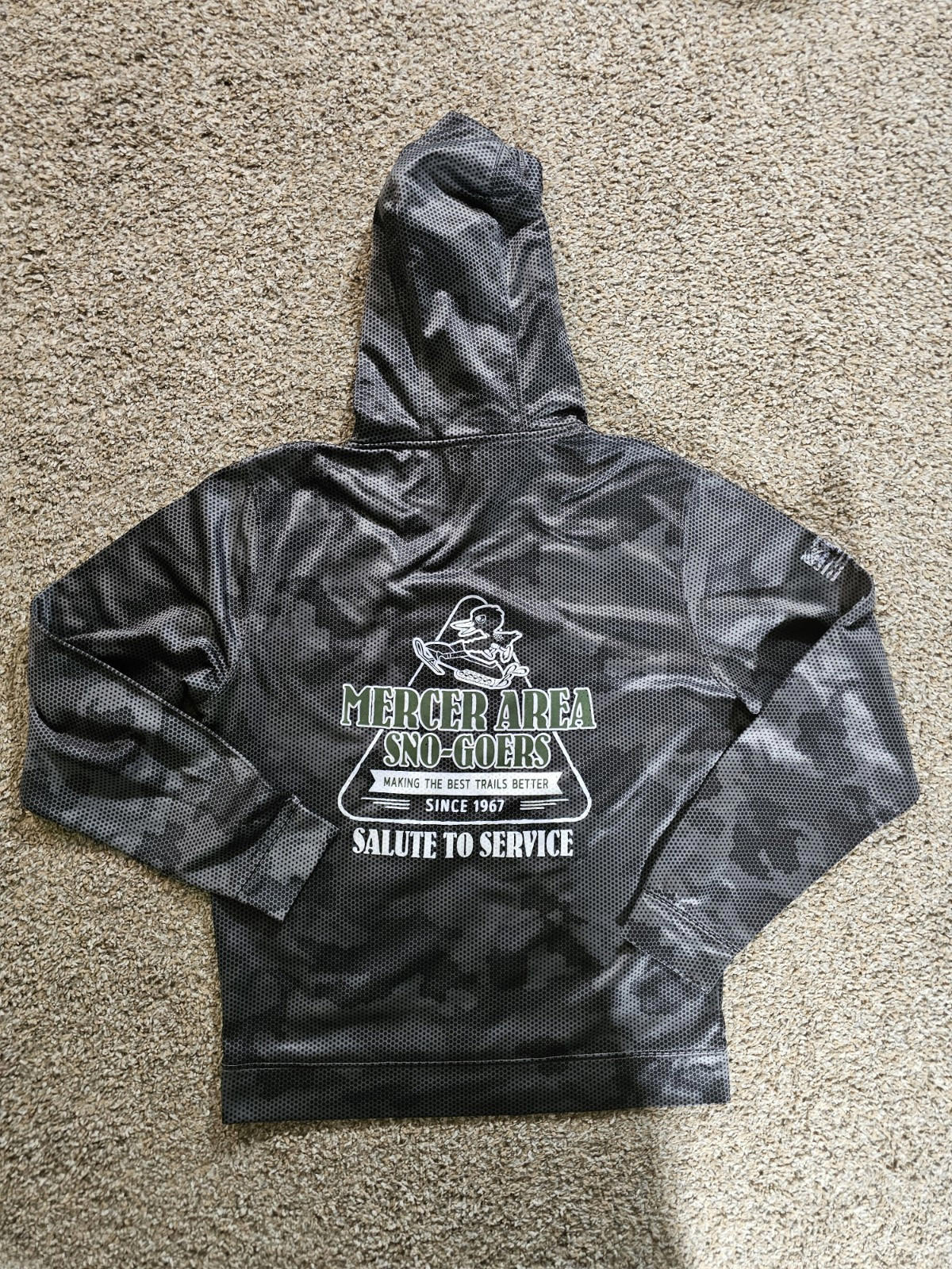 Mercer Area Sno-Goers Salute To Service Hoodie S