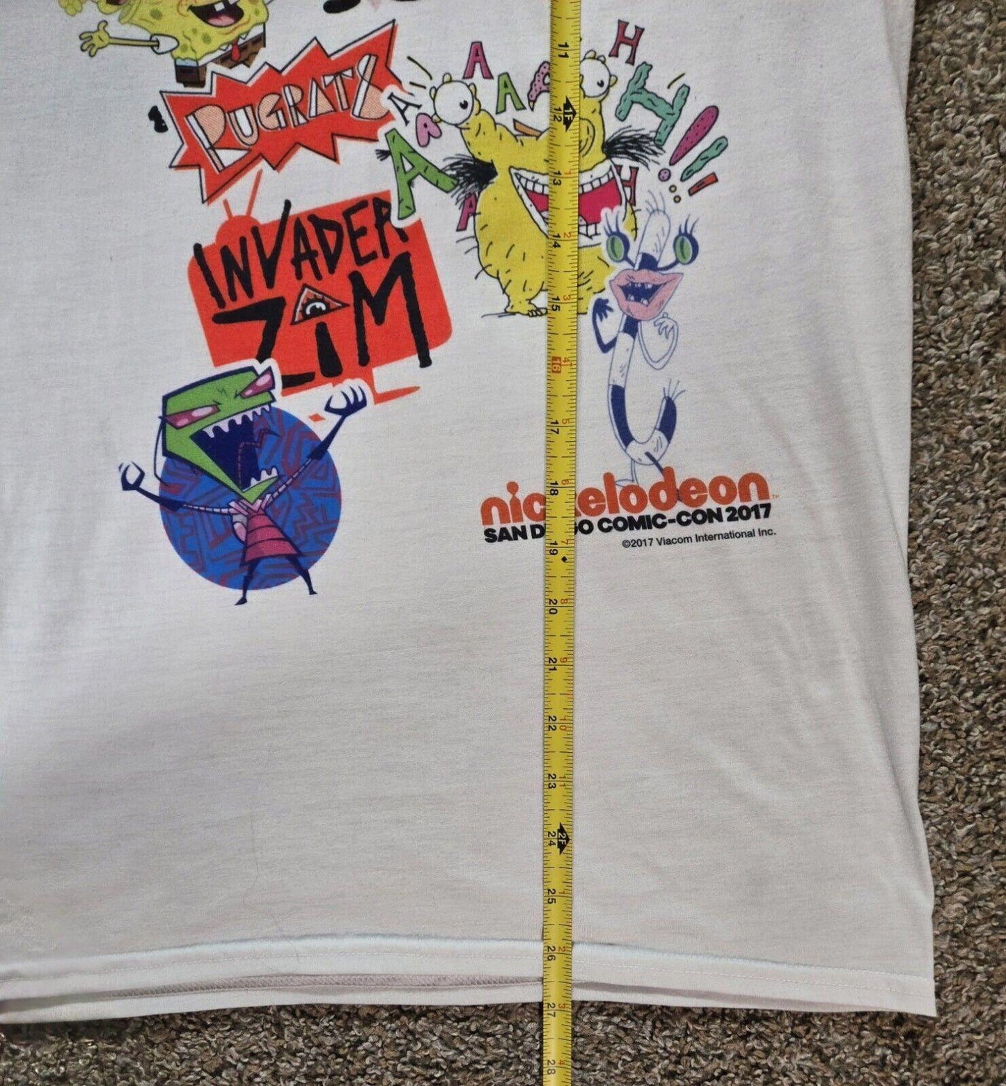 2017 San Diego Comic-Con TShirt Spongebob Rugrats zim