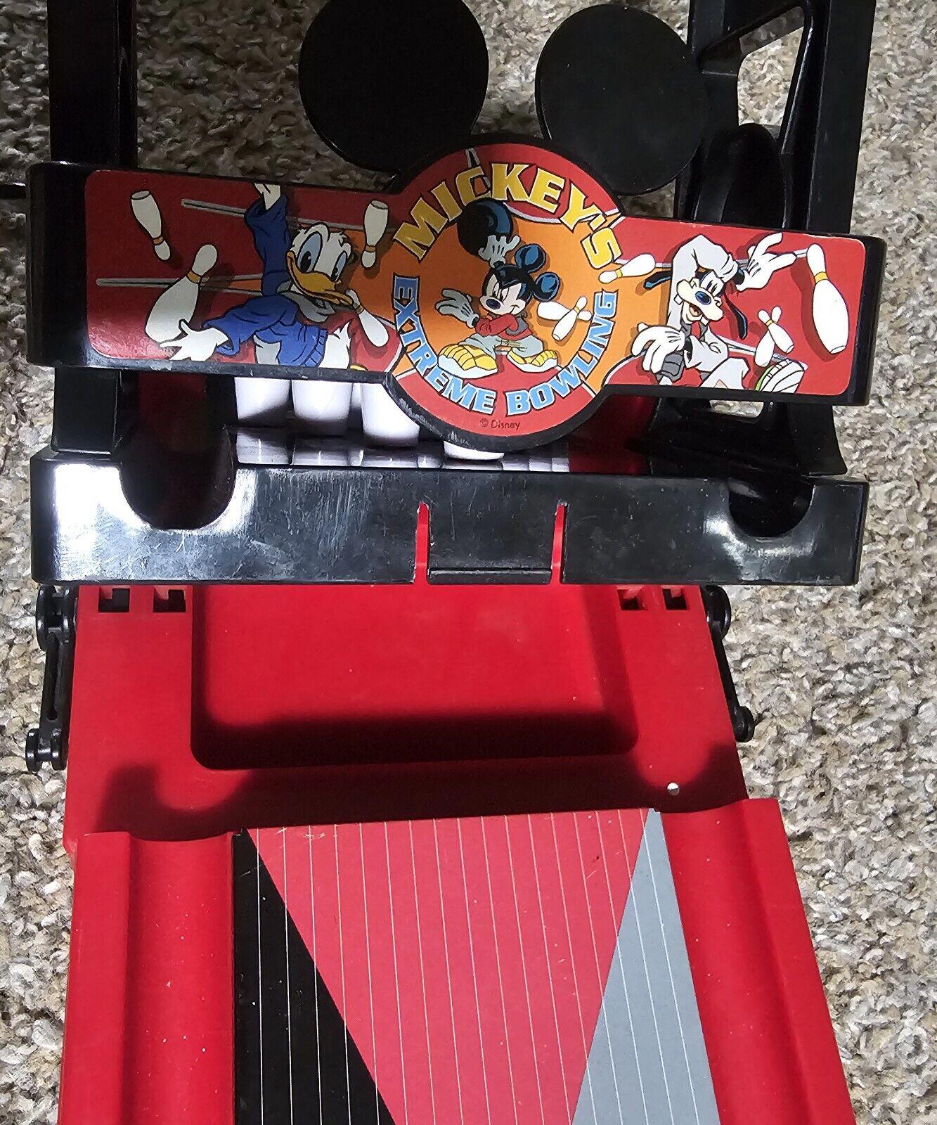 Disney Mickey's extreme bowling Tabletop Game Extra Pins TESTED WORKS