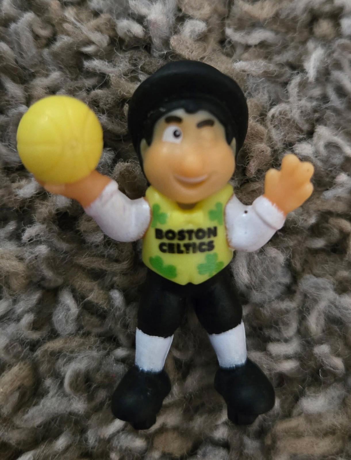 Boston Celtics Lucky The Leprechaun Mascot Mini Figurine Kinder Joy NBA