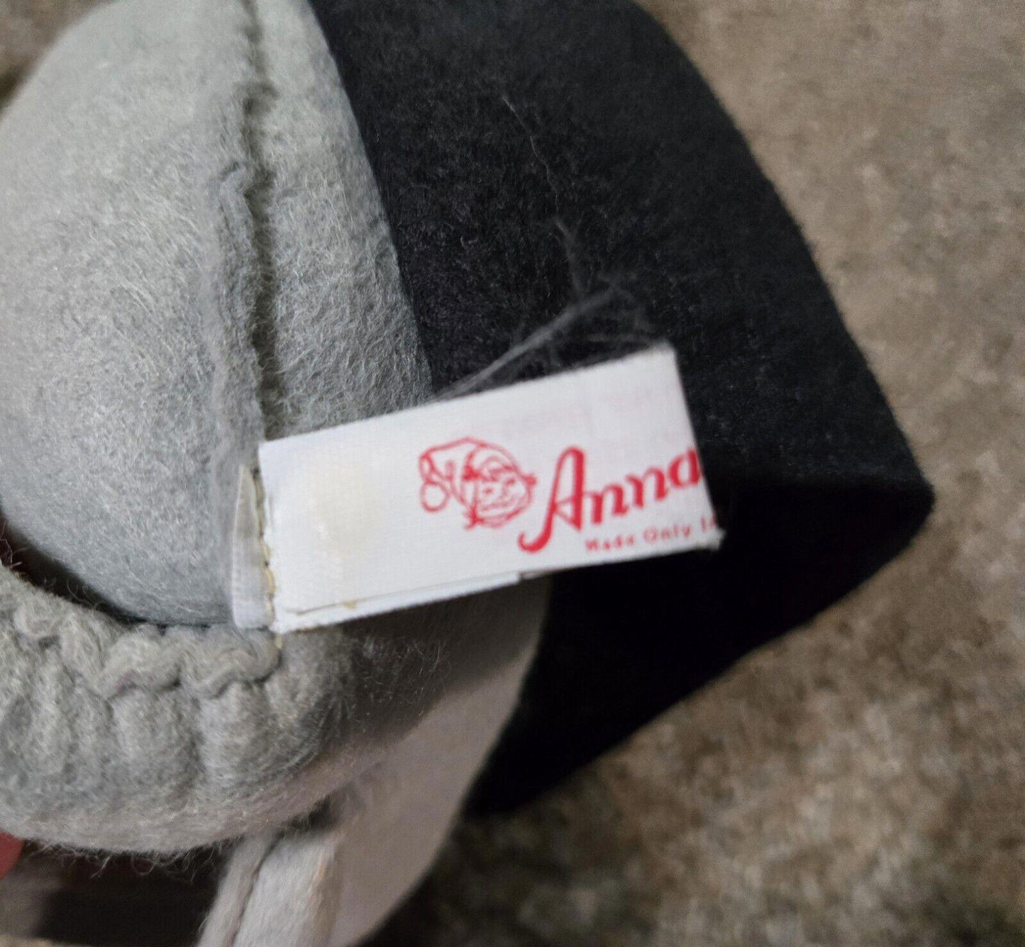 Vintage 1964 Annalee Halloween Witch Mouse 20" With Hat ***Damaged Parts**