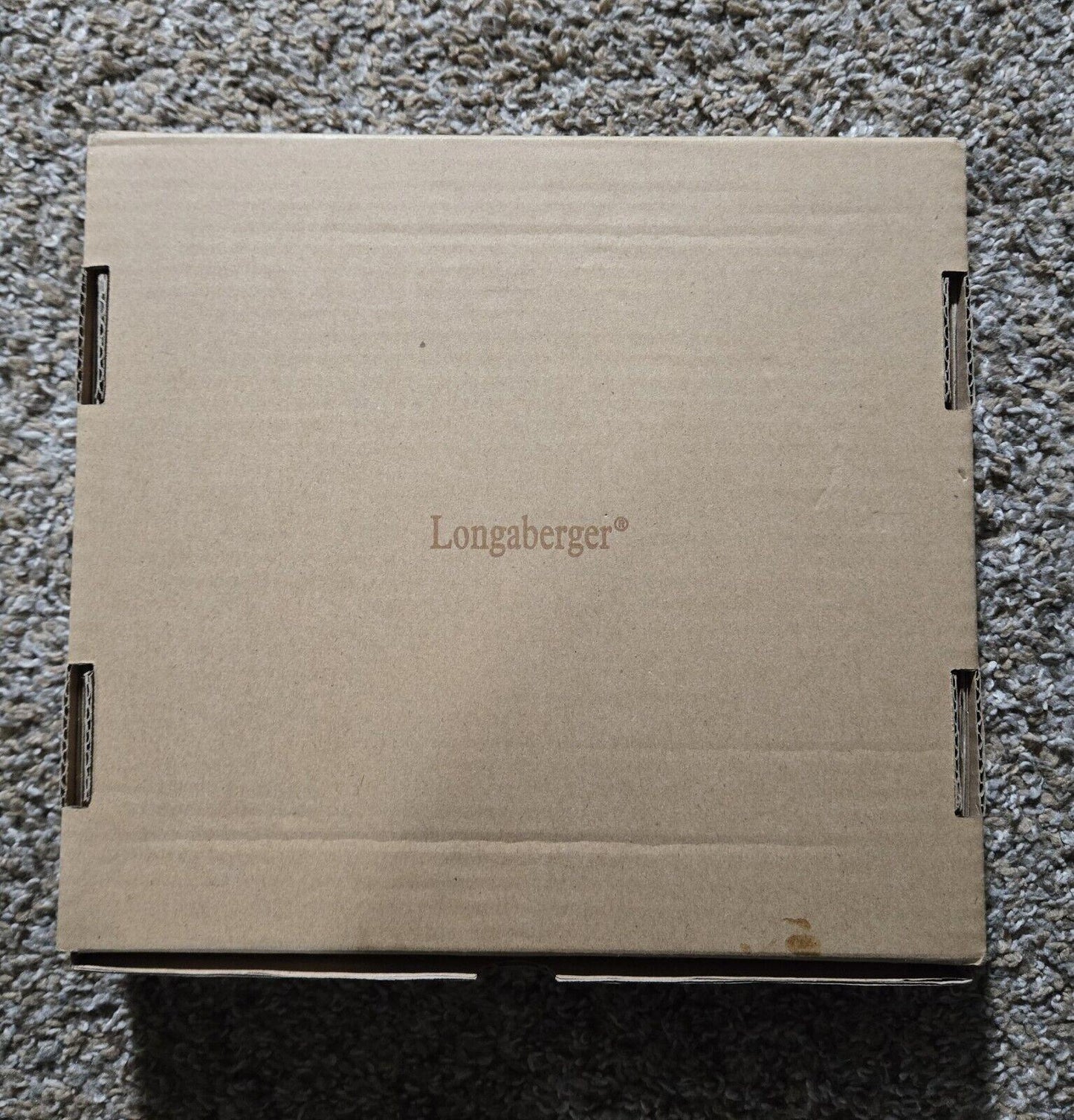 2013 Collector's Club Showman Top Hat Basket Pottery Base with Box Longaberger