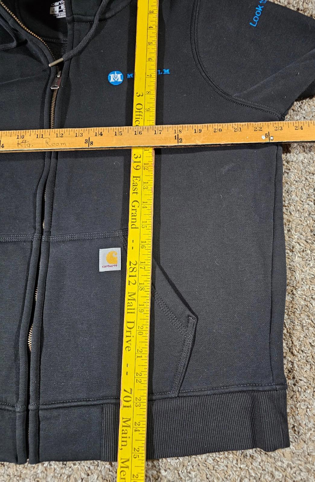 carhartt fullzip hoodie L 12-14 Malcolm Look to the Blue