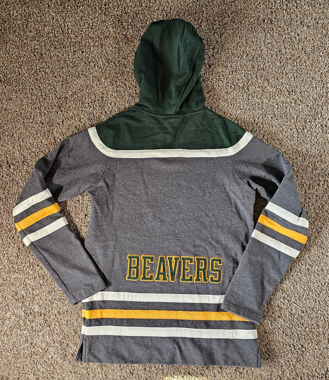 Champion BeaverDam BEAVERS Hockey Jersey Hoodie Sweatshirt S