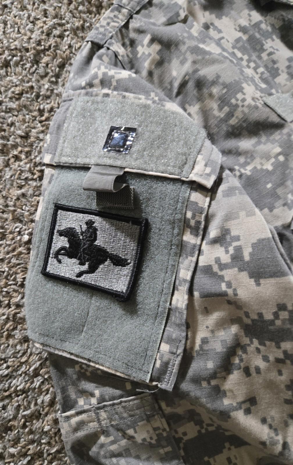 Army Digital Camo ACU L Long Wyoming National Guard Patch