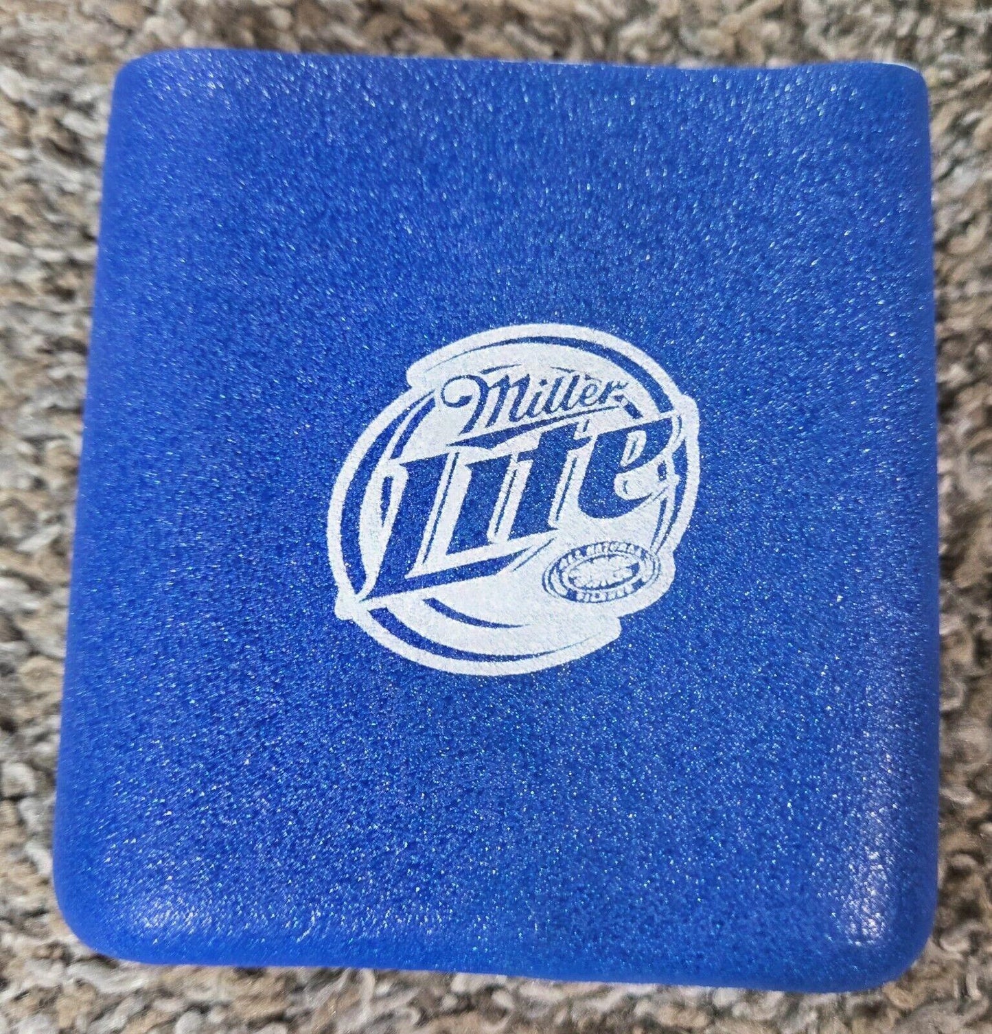 Vintage Miller Lite Foam And Rubber Drink Can Cooler