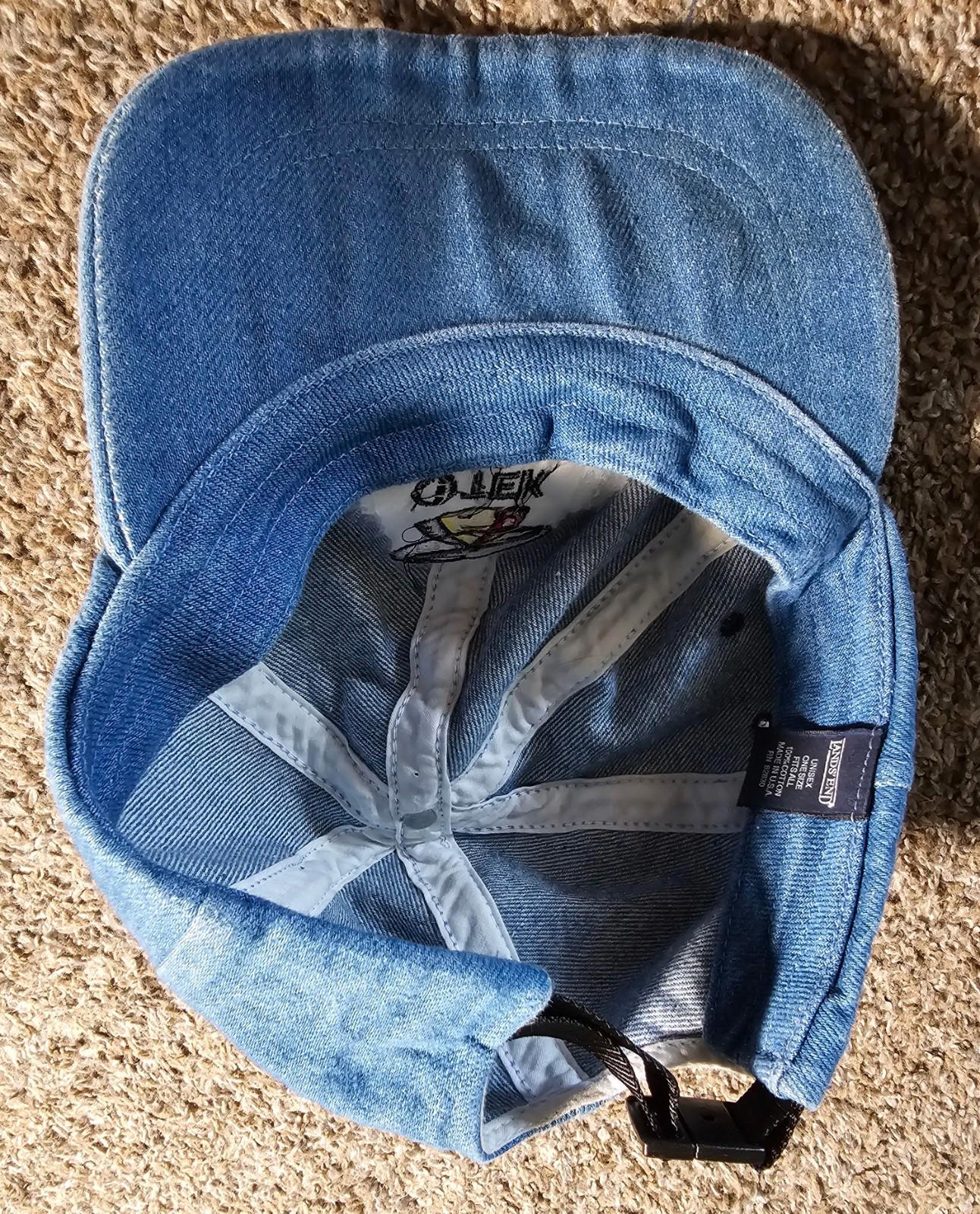 TEK Interactive Group Inc Blue Denim Clasp hat USA Made