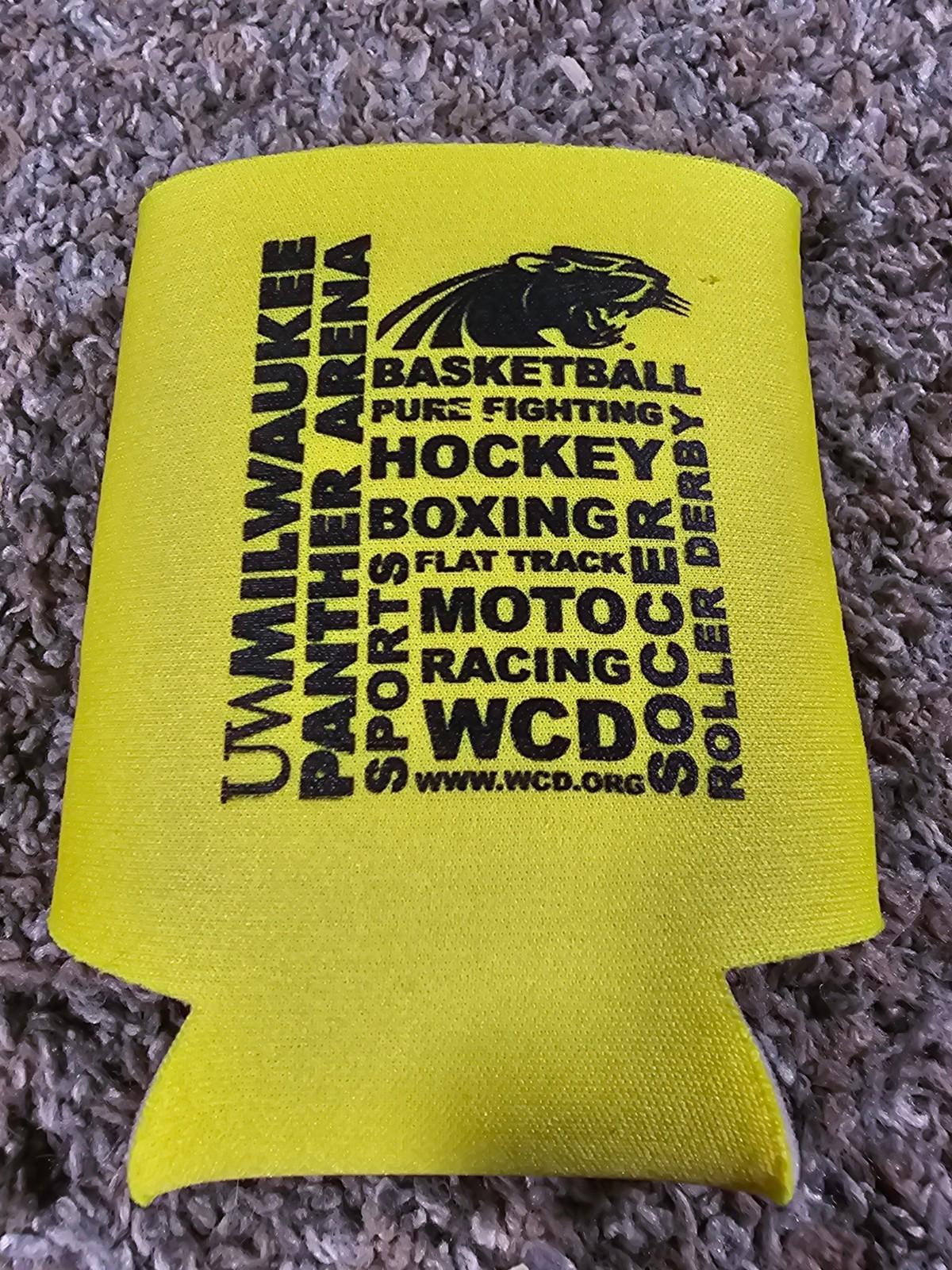 UW Milwaukee Panthers Can Koozie Yellow