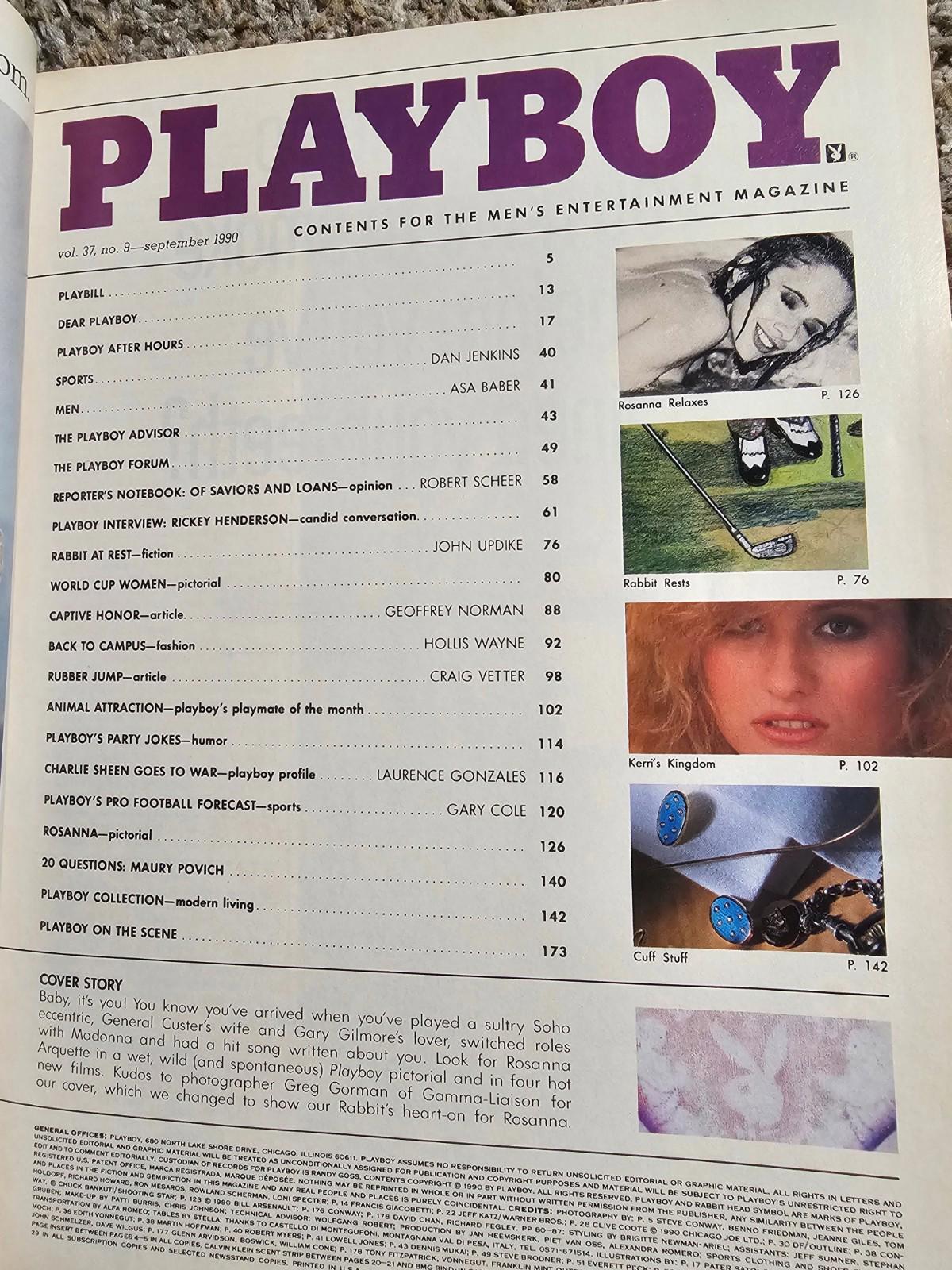 Playboy Magazine - September 1990 v37-9