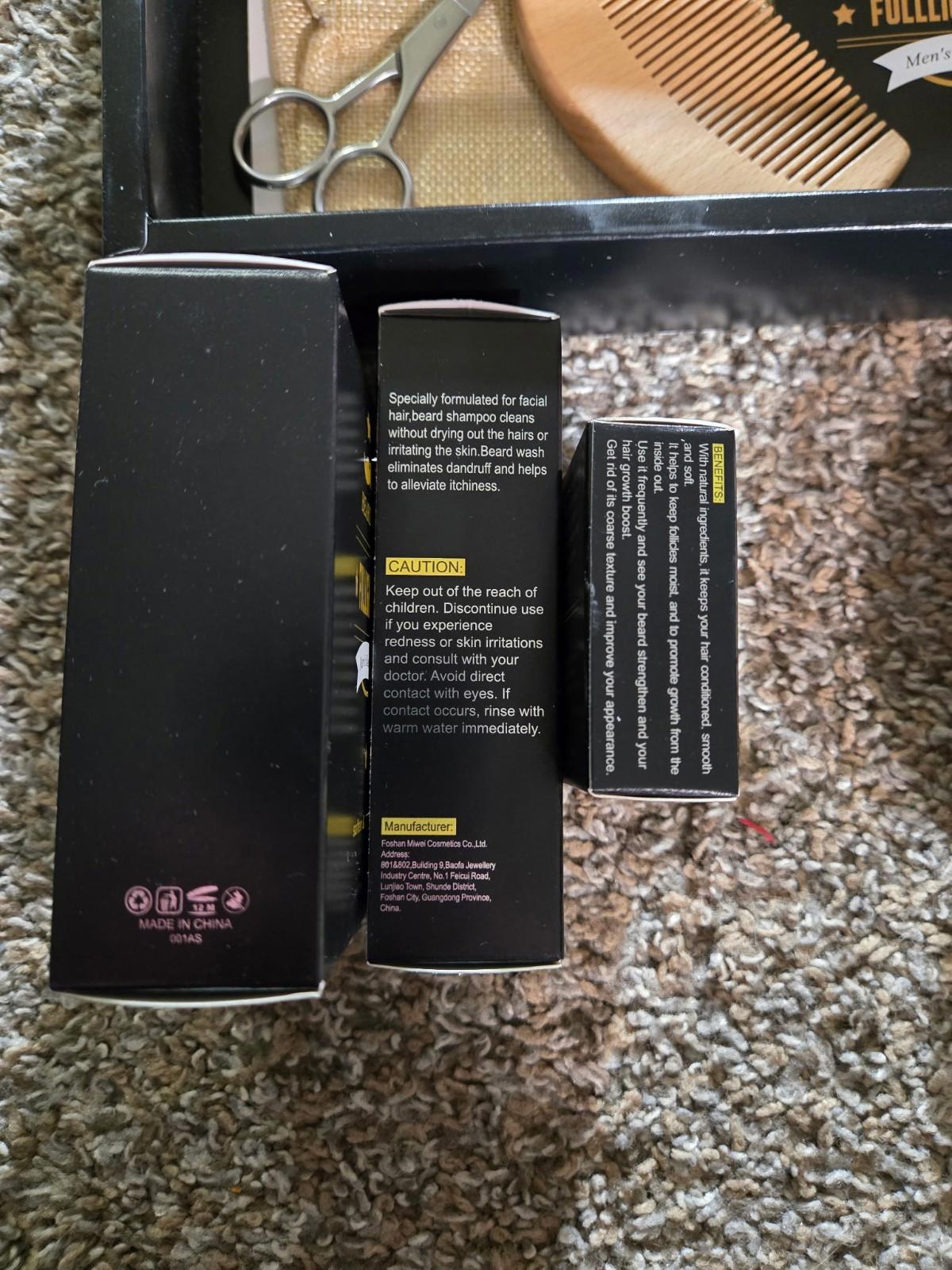 Full Light beard grooming kit