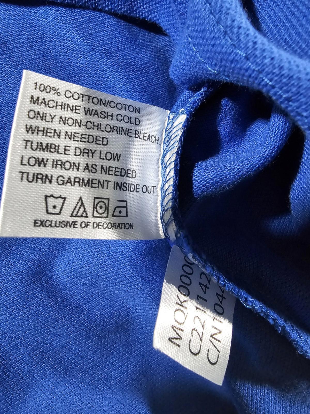 clique polo shirt NWOT 5xl XXXXXL Royal Blue