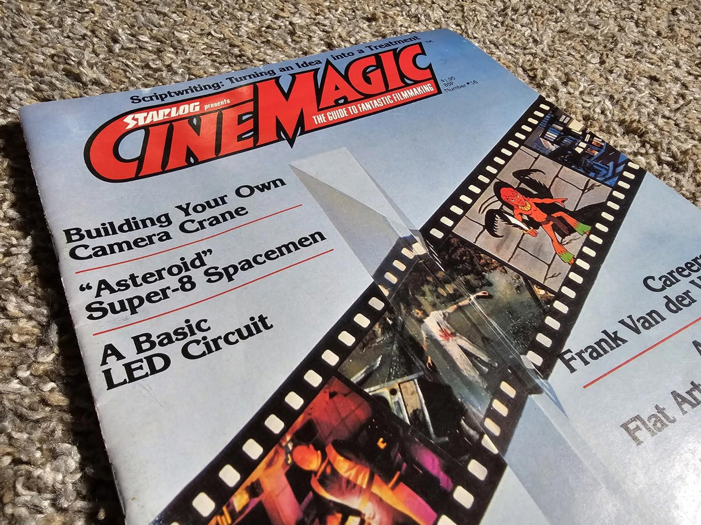 1982 CINEMAGIC MAGAZINE #16 Presented by Starlog VTG Rare HTF 80's Special FX