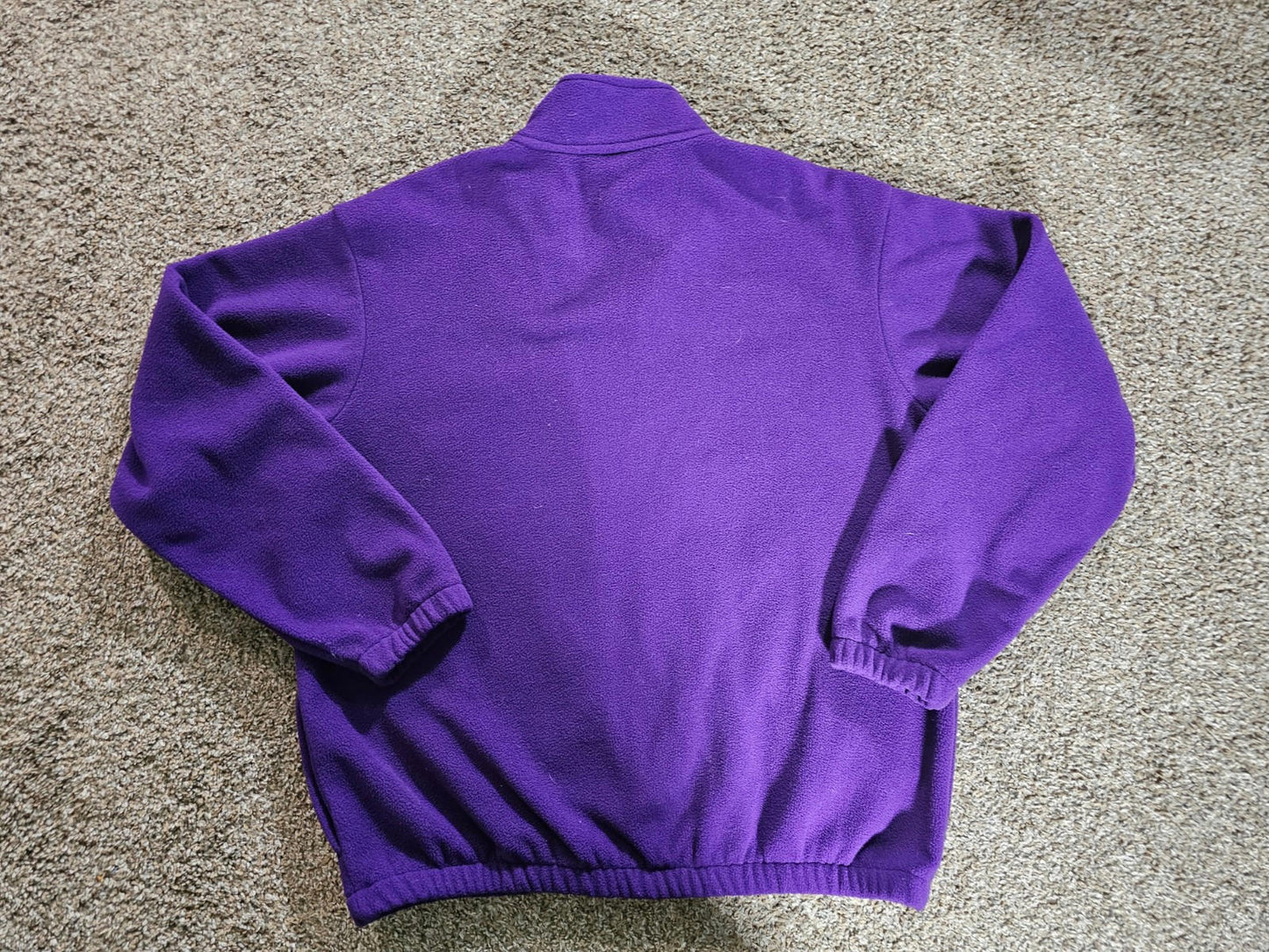 St Matthews Mustangs full zip purple fleece Augusta Large