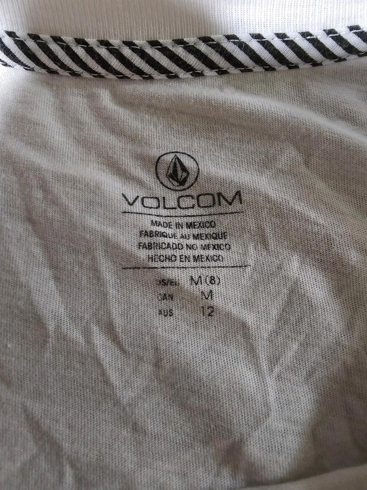 Volcom Aloha Pineapple T-Shirt M(8) White Hawaiian Surf
