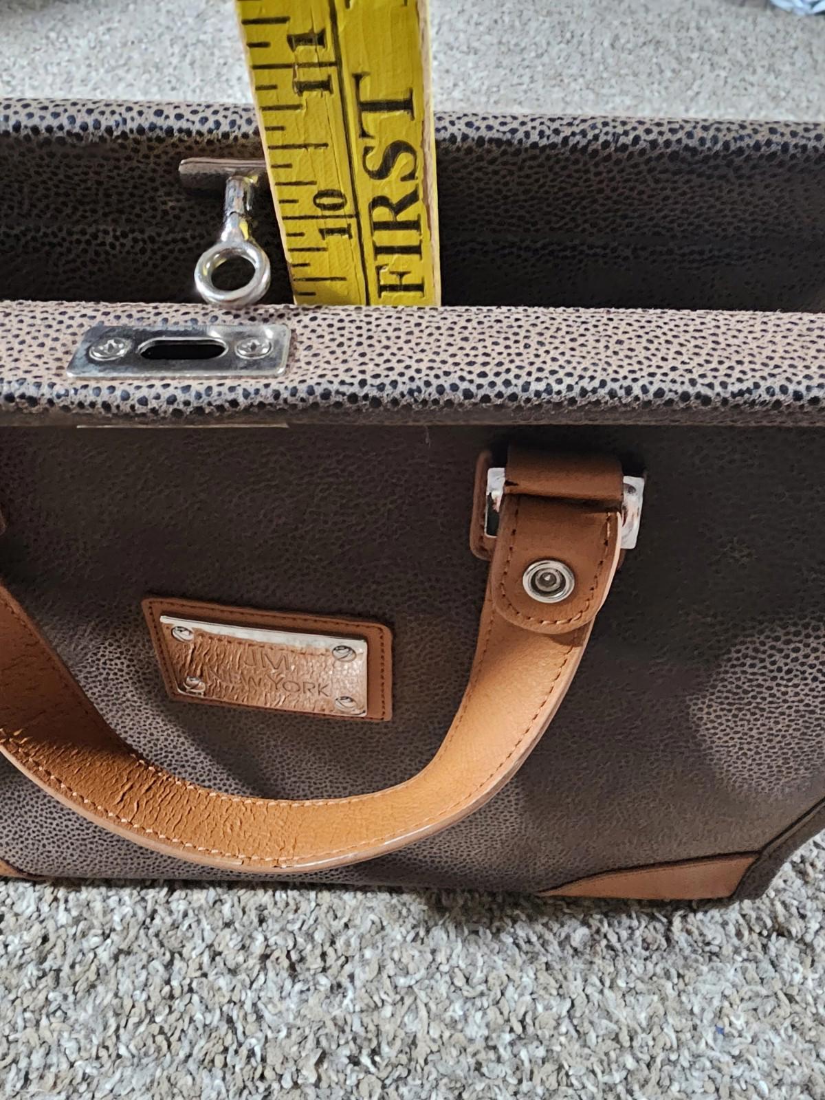 JM NEW YORK DOCTOR STYLE BAG Brown SEE PICTURES