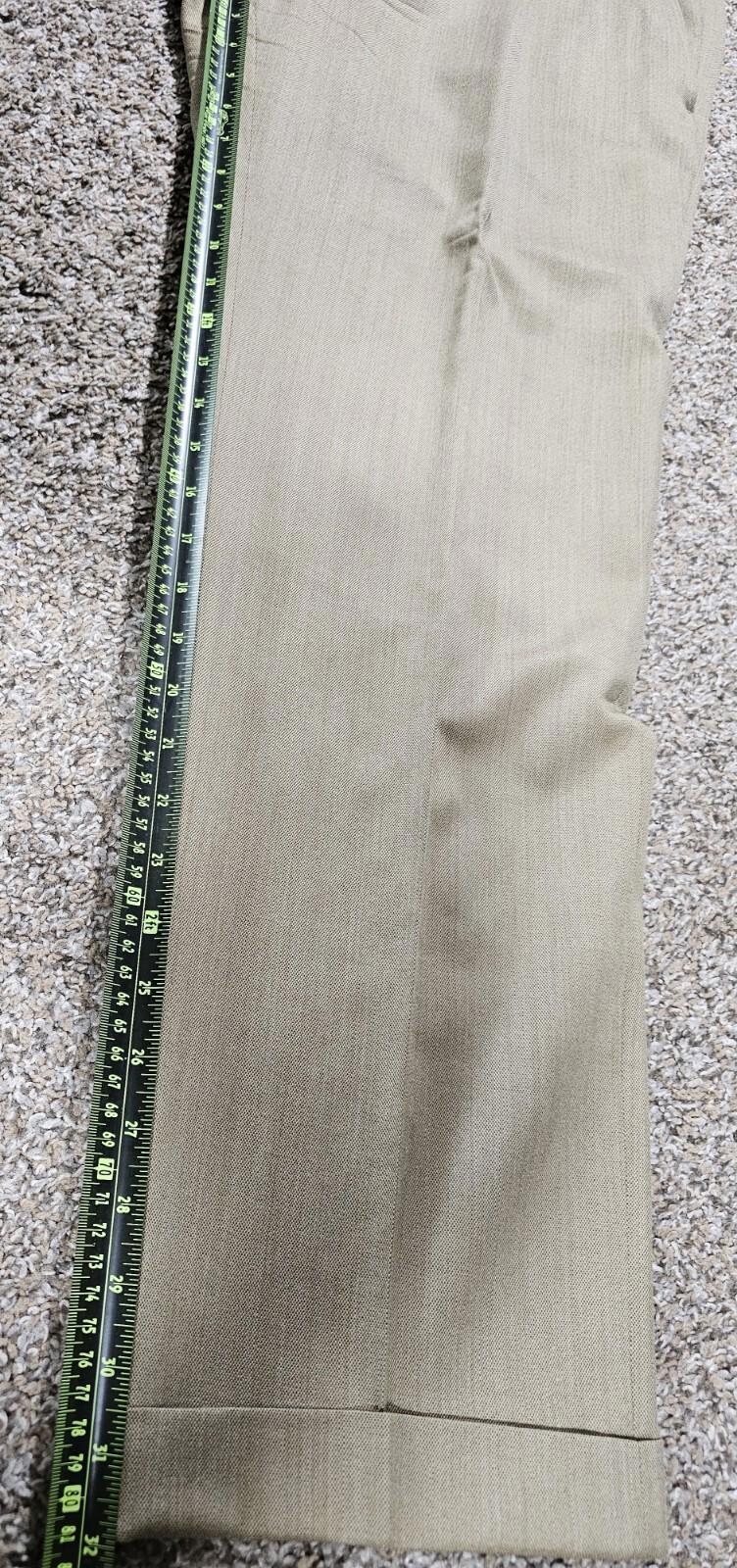 Hand Tailored Tom James Innocenti Oro tan suit APPROX C44W35