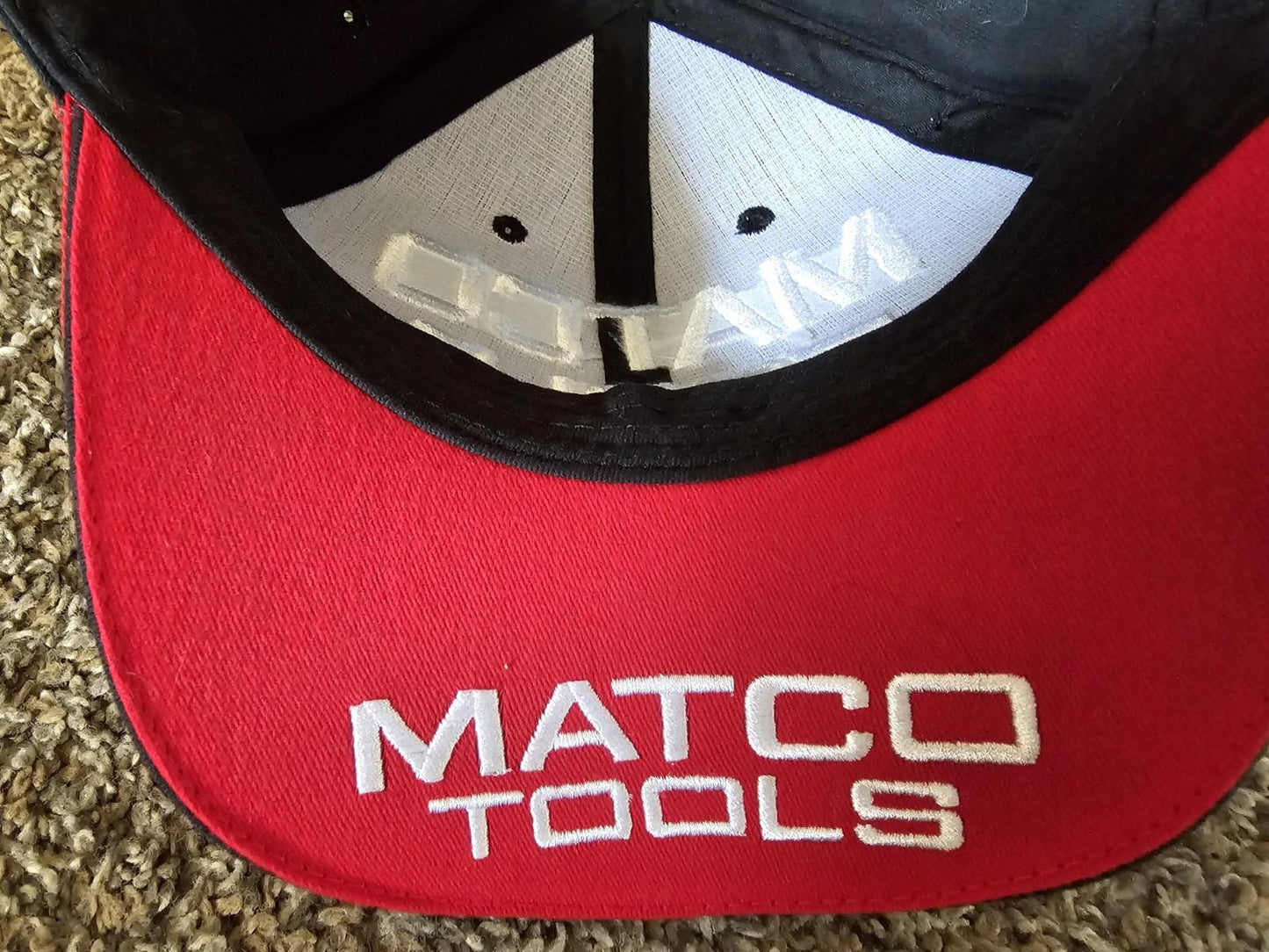 Matco Tools Winner's Circle Snapback Black Red Baseball Hat