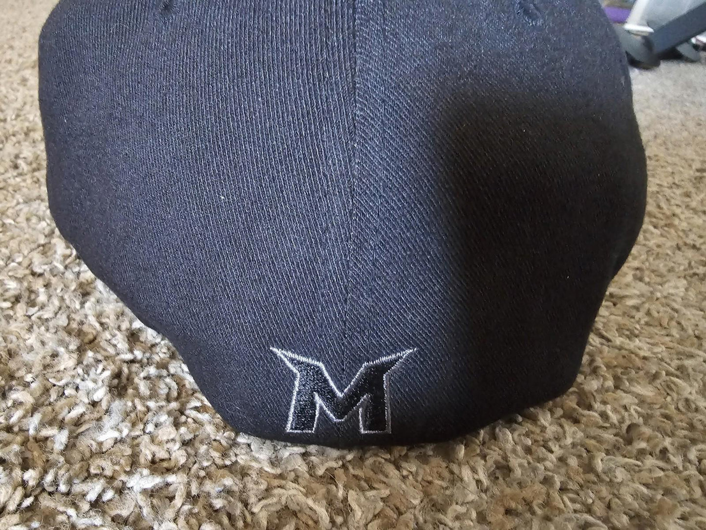 Madison Mallards Pro L.I.D. O SERIES fitted hat L/XL Black
