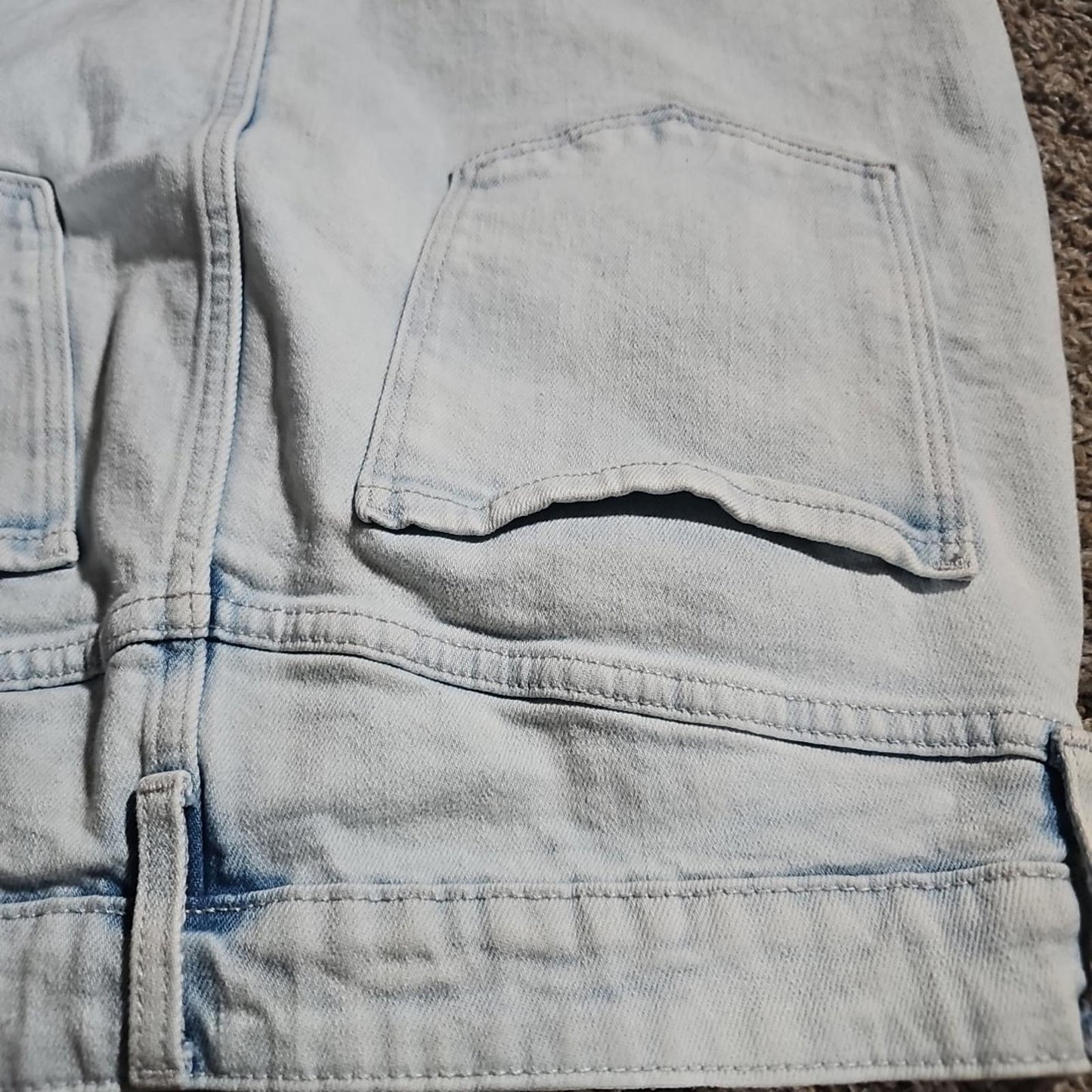 Old Navy Sz 12 Jean Cutoff Skirt