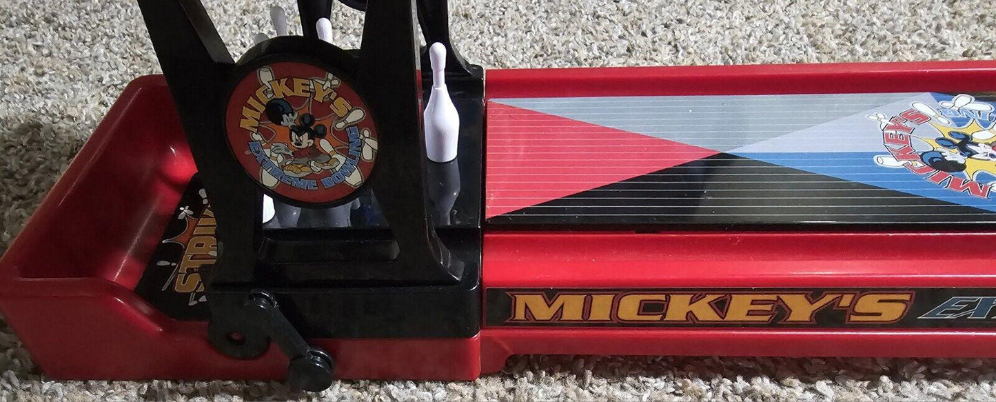 Disney Mickey's extreme bowling Tabletop Game Extra Pins TESTED WORKS