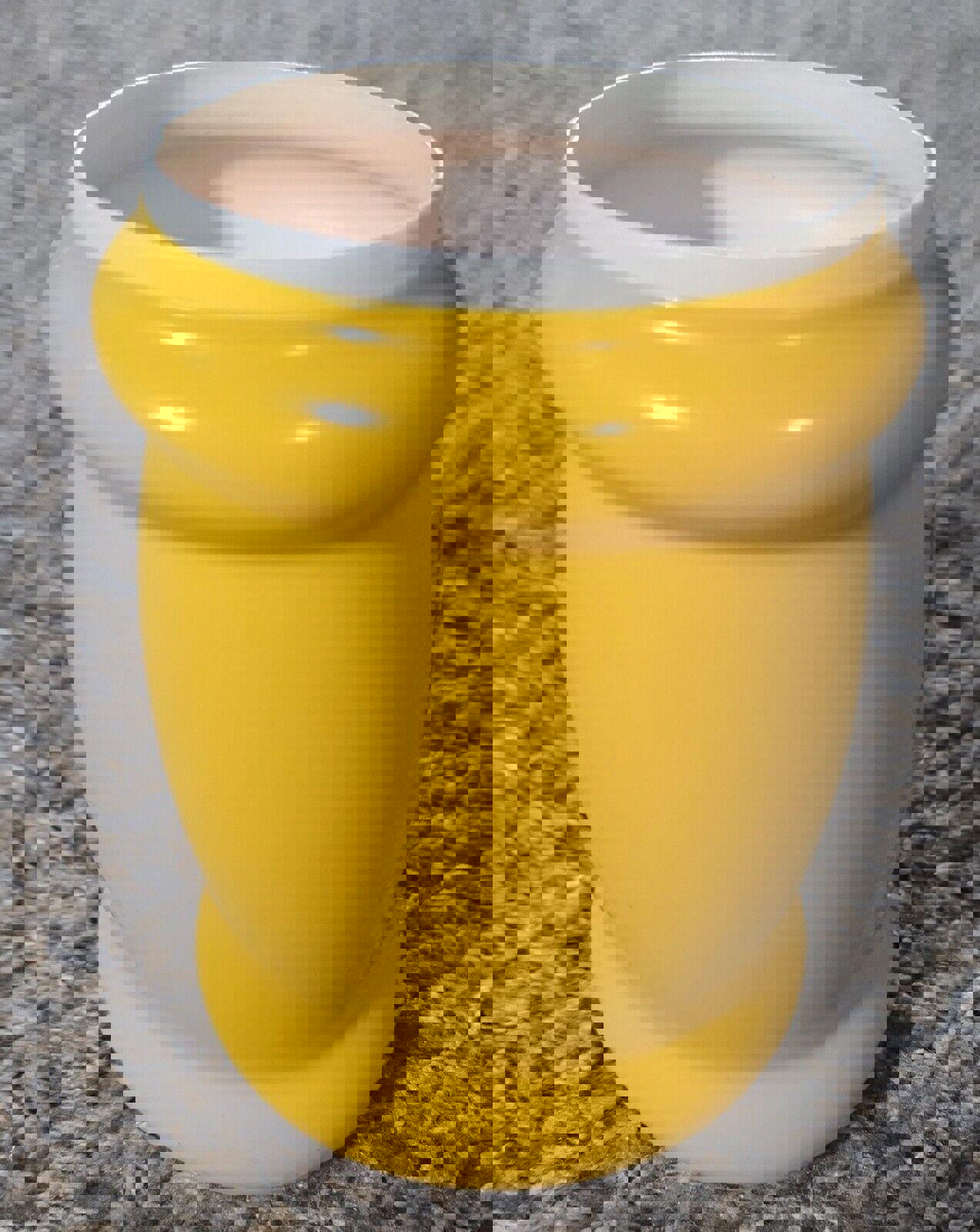 Bright Yellow John Deer Foam Rubber Drink Cooler