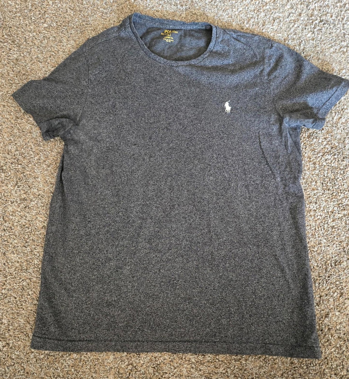 Polo Ralph Lauren Men’s Grey Custom Slim Fit T Shirt sz L