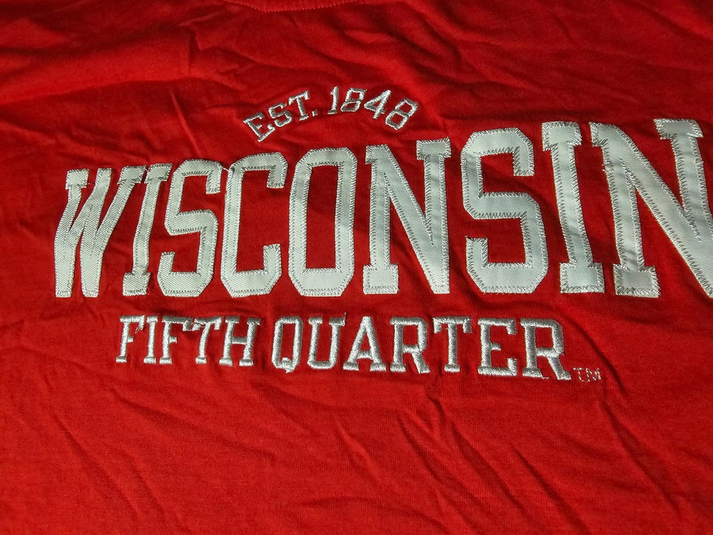 KA Knights Apparel Wisconsin Badgers 5th Quarter Tshirt XL