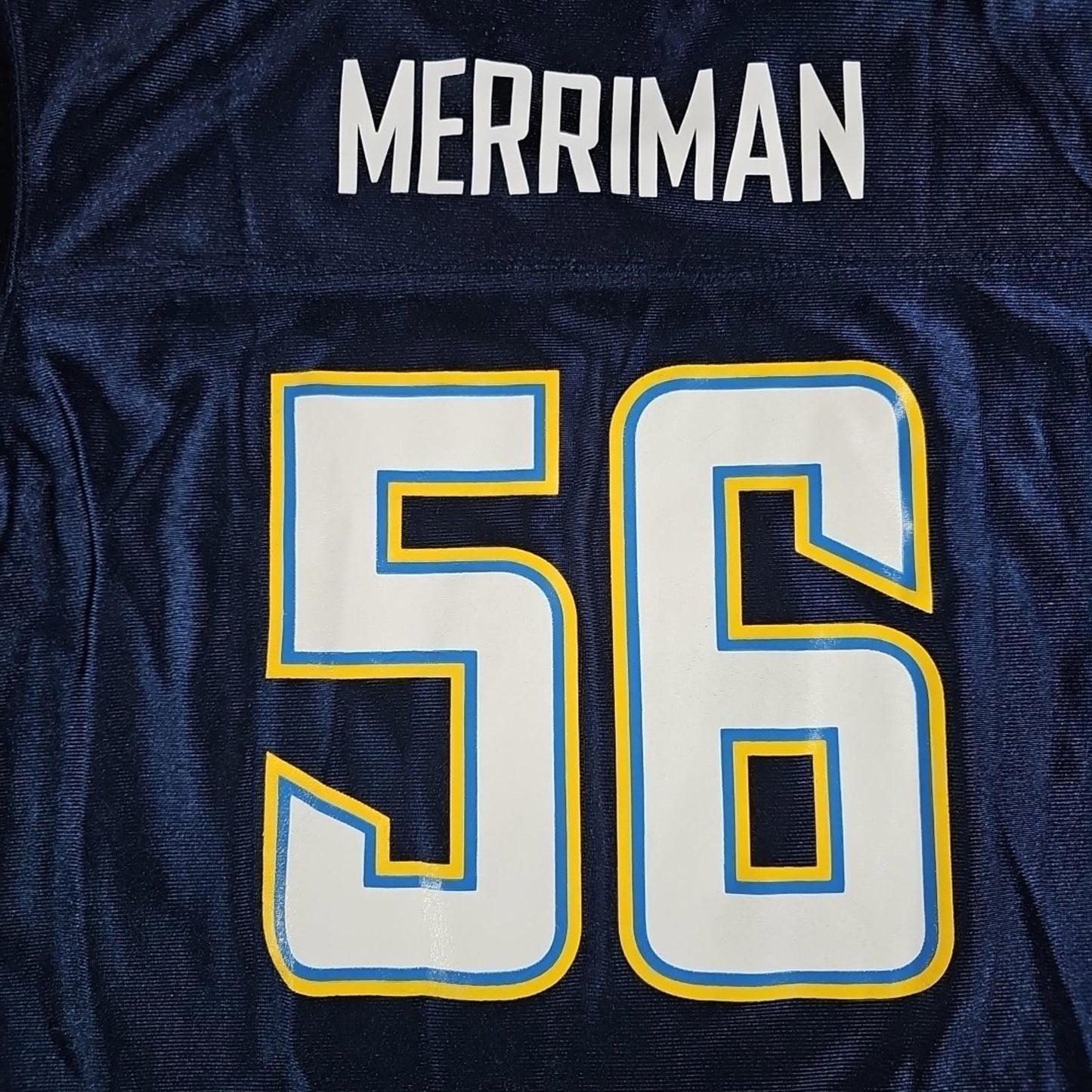 San Diego Los Angeles Chargers MERRIMAN #56 Jersey L14-16