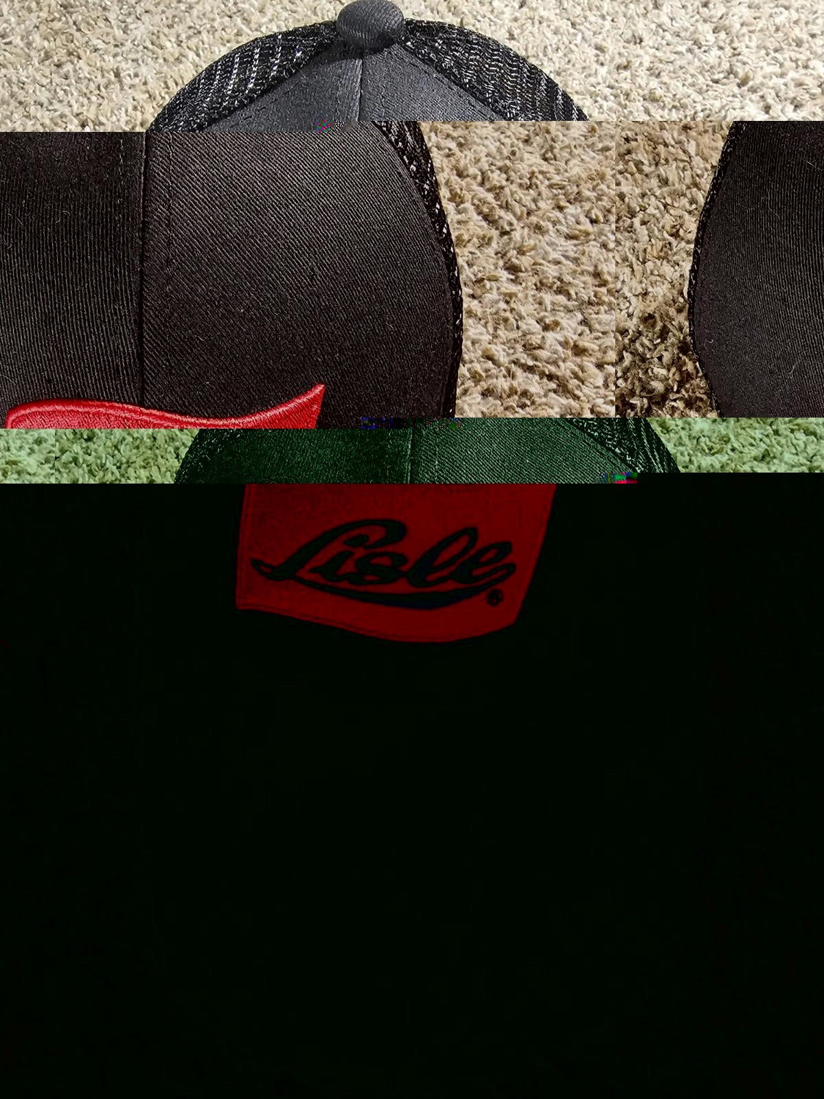 LISLE TOOLS Baseball Hat Cap Black Mesh Snapback