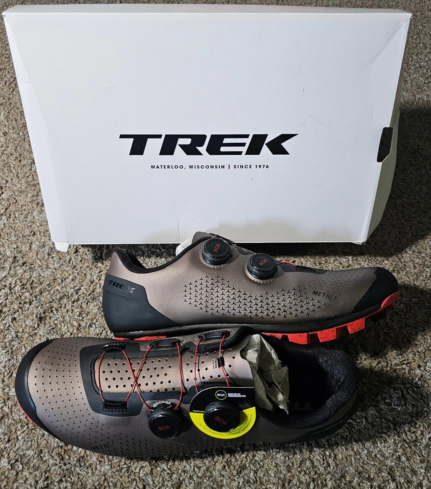 TREK Cambion Bronze Age Mountain Bike Shoe OCLV Carbon MetNet BOA US12 EU45