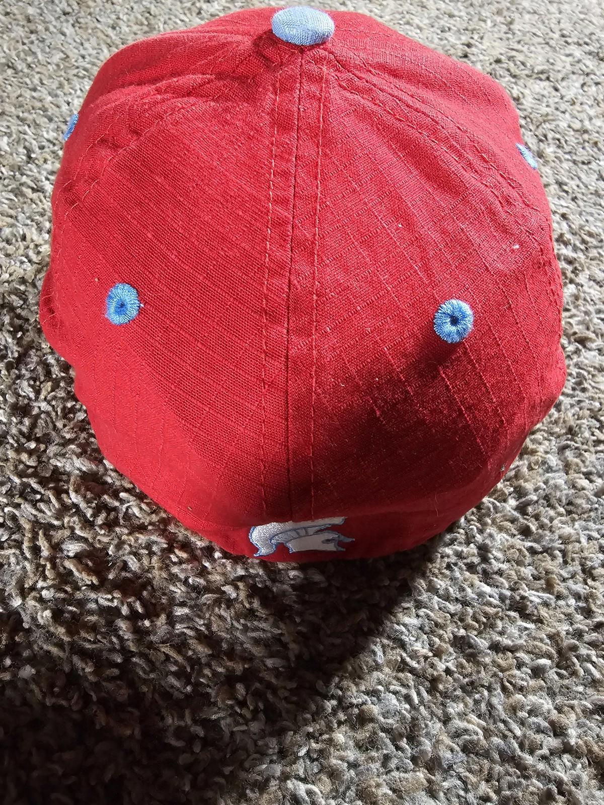 WO Spartans Low Profile Fitted Flex S Red Hat APPROX 7 1/8
