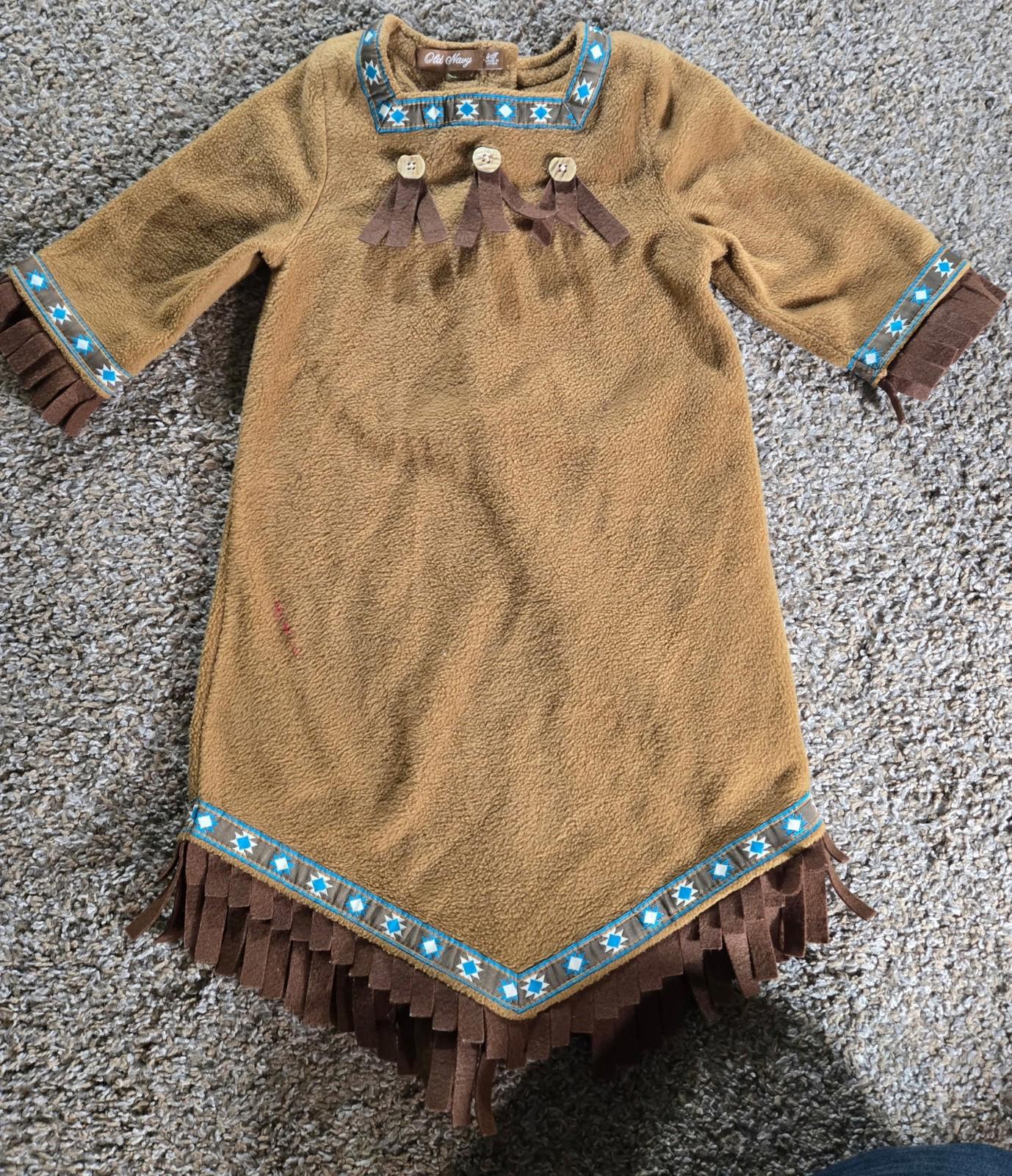 Old Navy 2006 native american indian costume Girls 4T