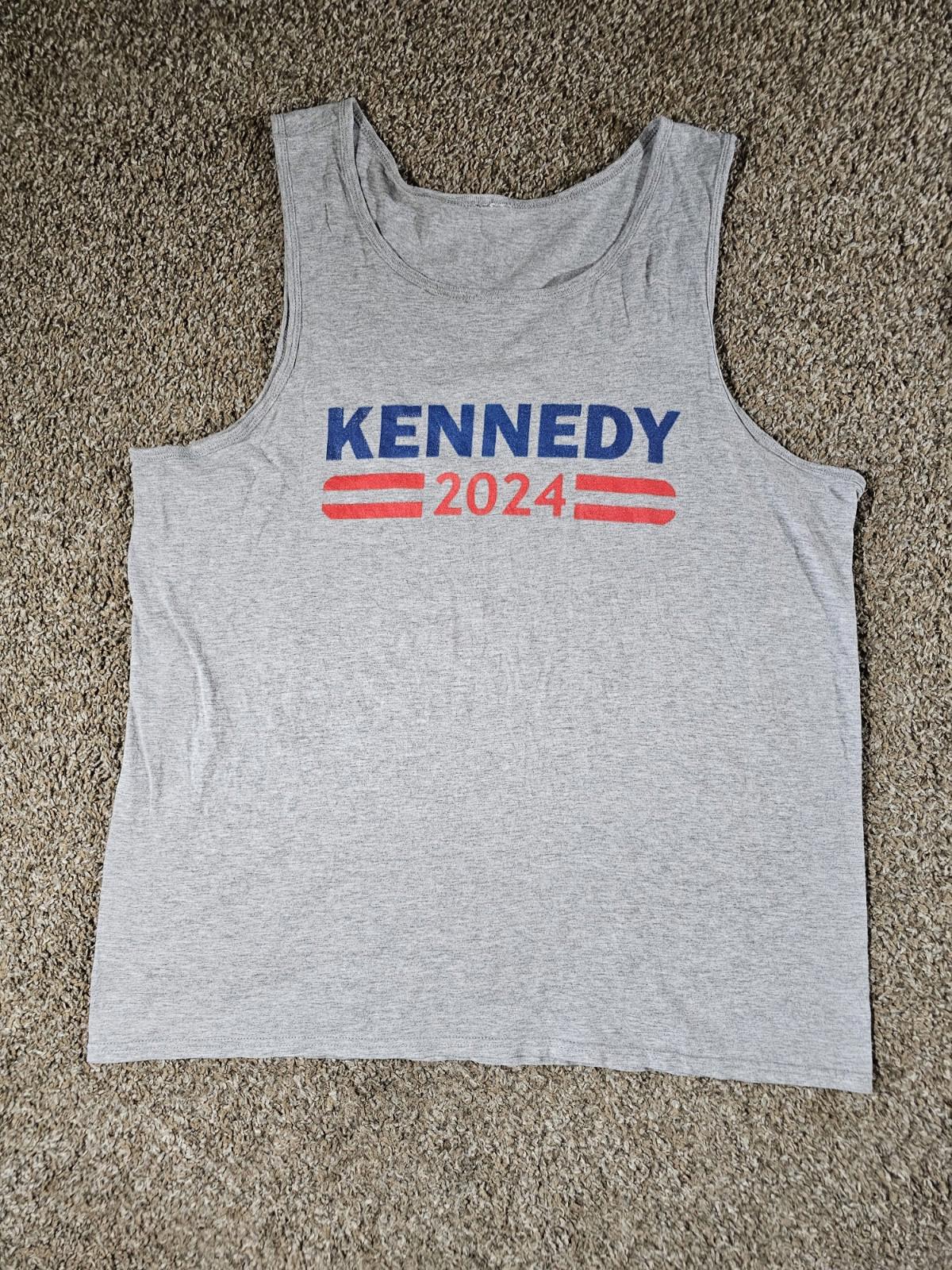 Kennedy 2024 Tanktop Gray Mens SEE MEASUREMENTS (XL?)