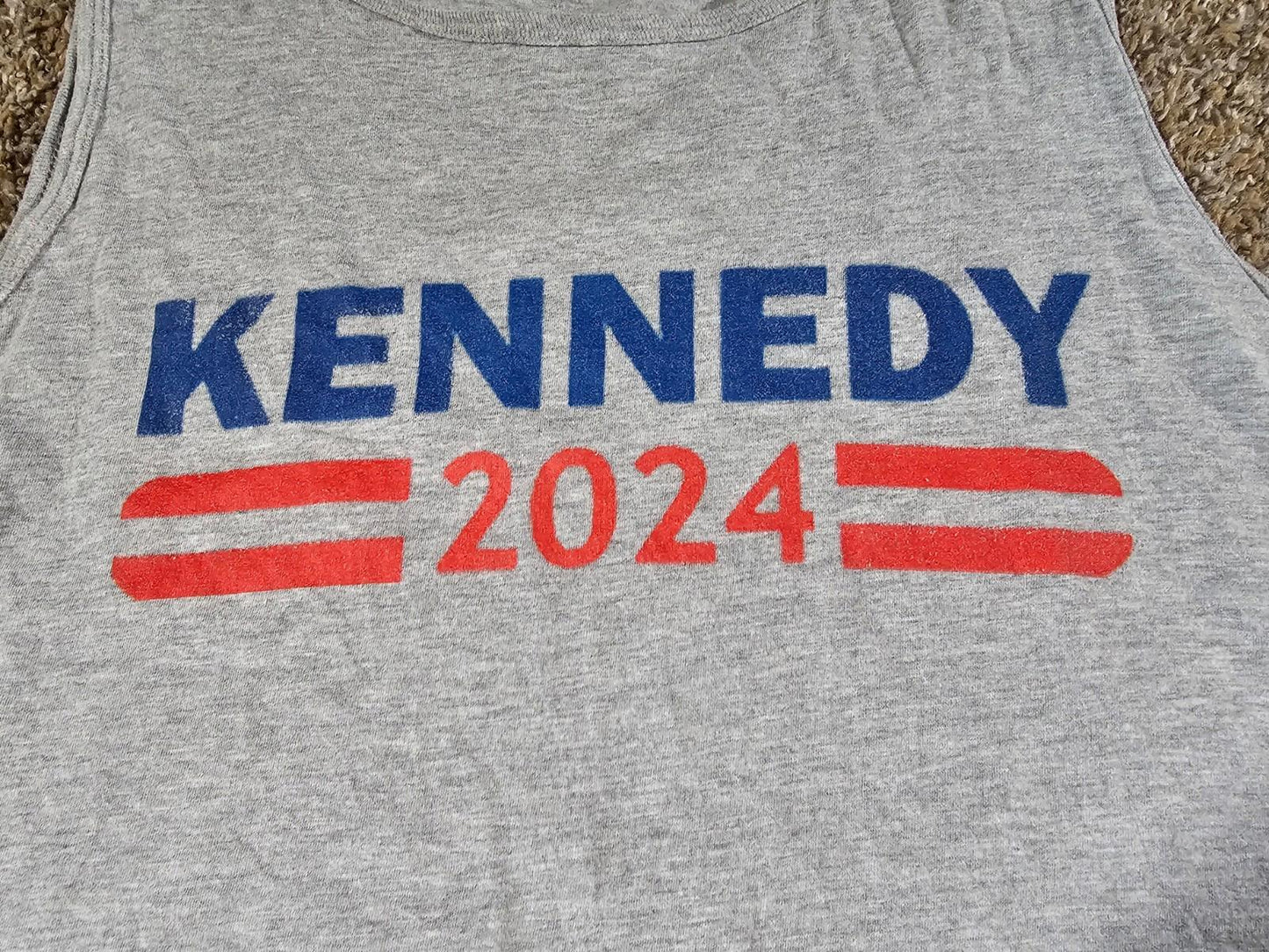 Kennedy 2024 Tanktop Gray Mens SEE MEASUREMENTS (XL?)