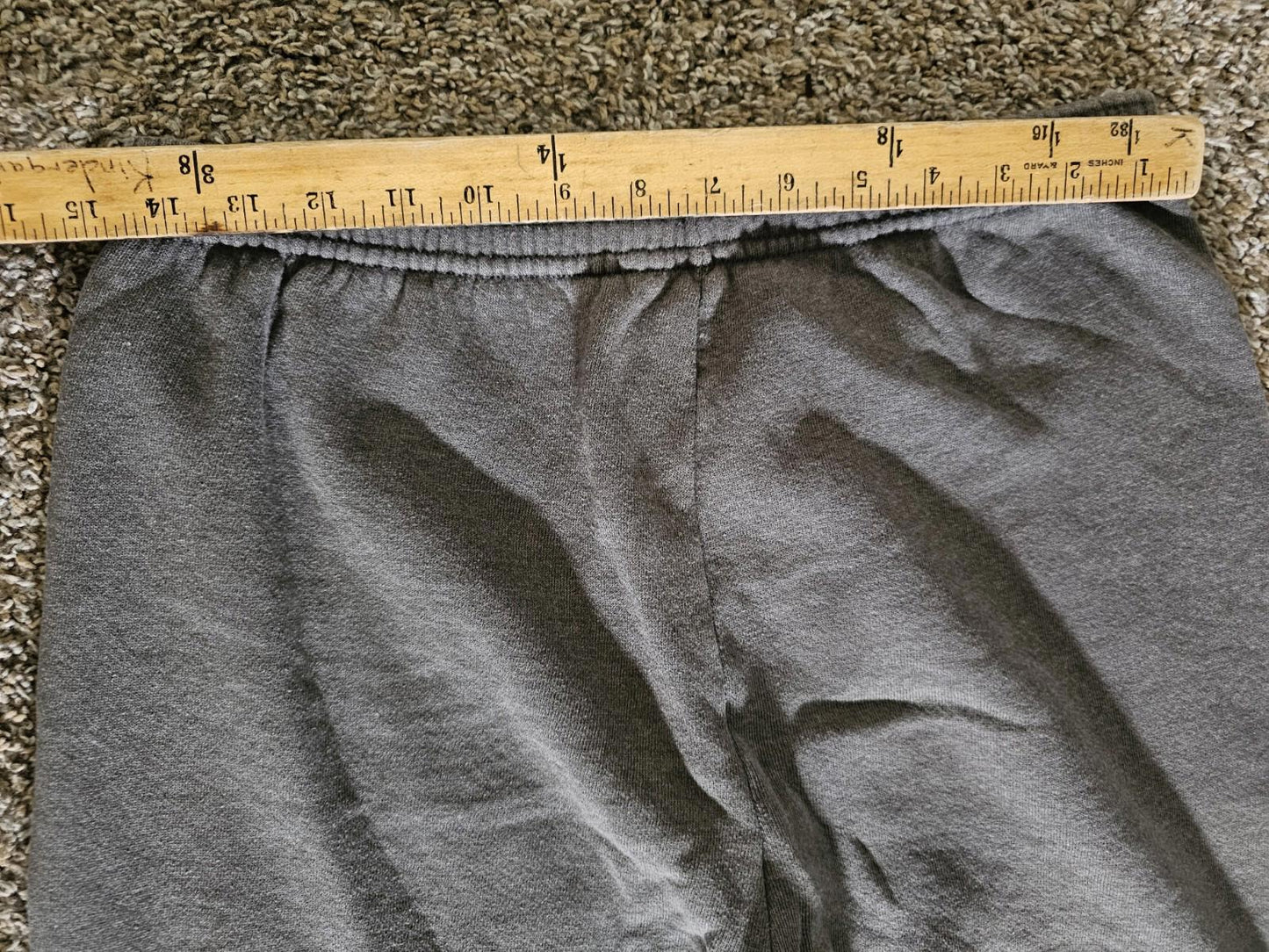 Vintage Lee Sweatpants Mens L Gray Heavyweight Drawstring Jogger