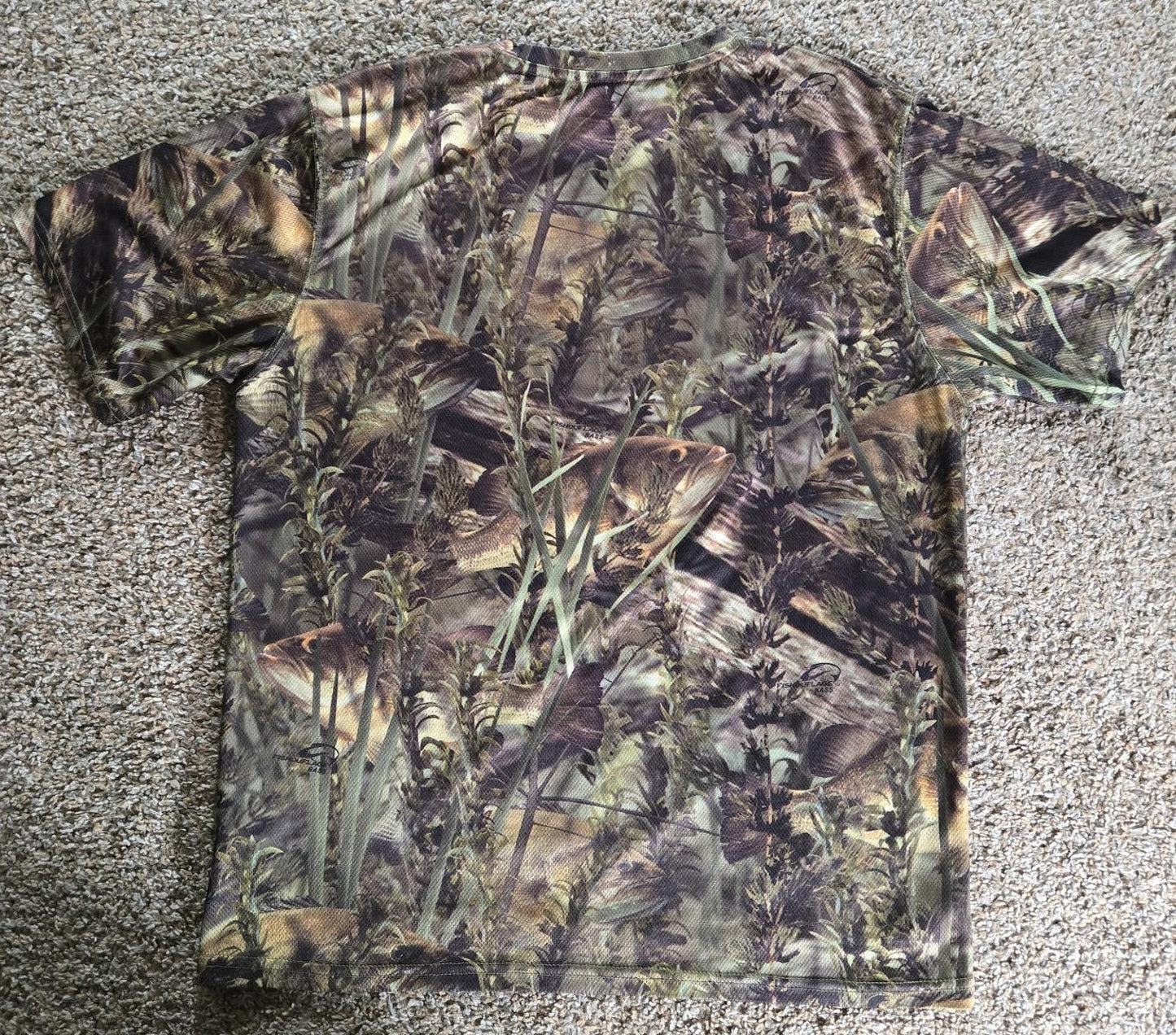 Paramount Outdoors Fish Camo Jersey Shirt Medium
