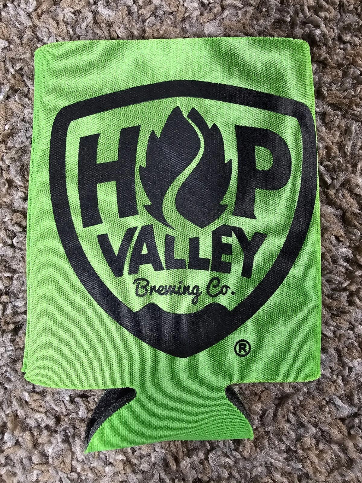 hop valley can koozie