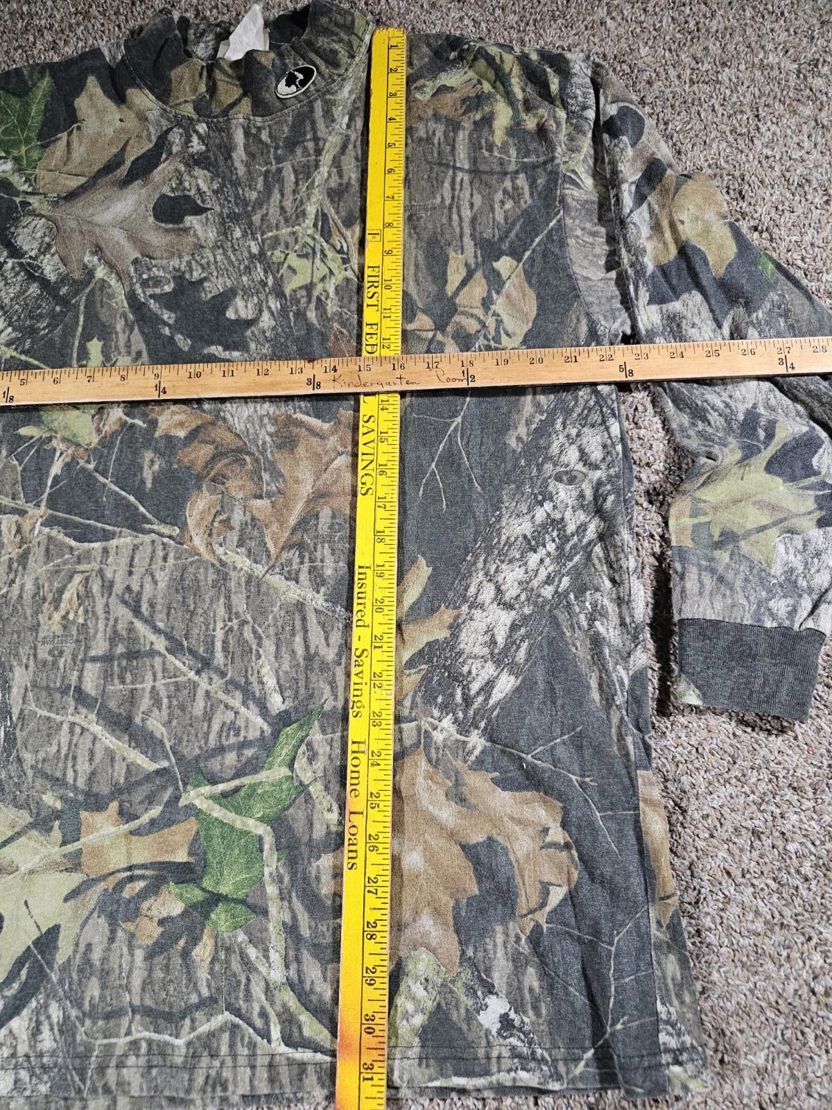 Mossy Oak Apparel XL Camo long sleeve shirt