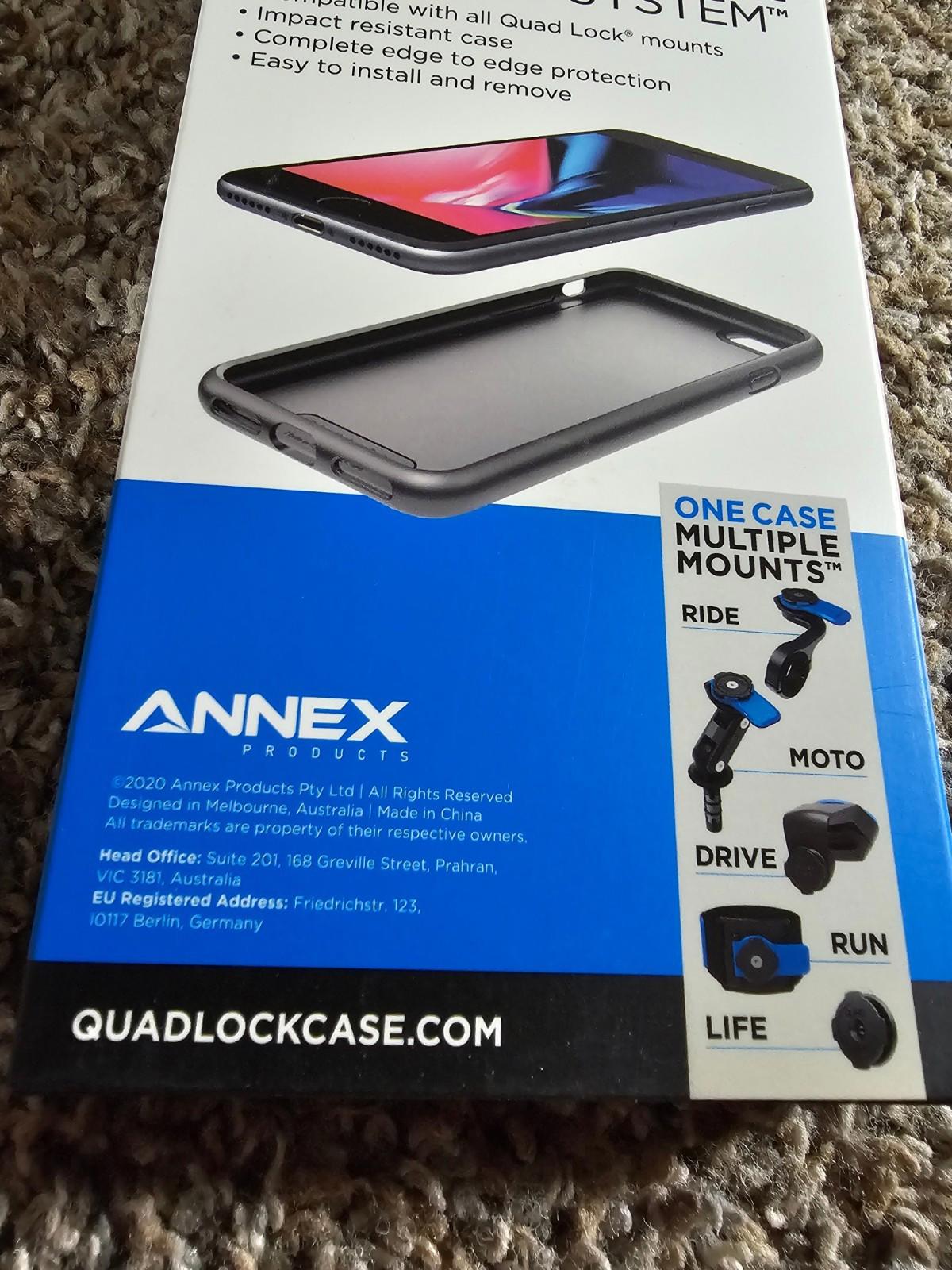 quad lock 8/7 PLUS case NIB