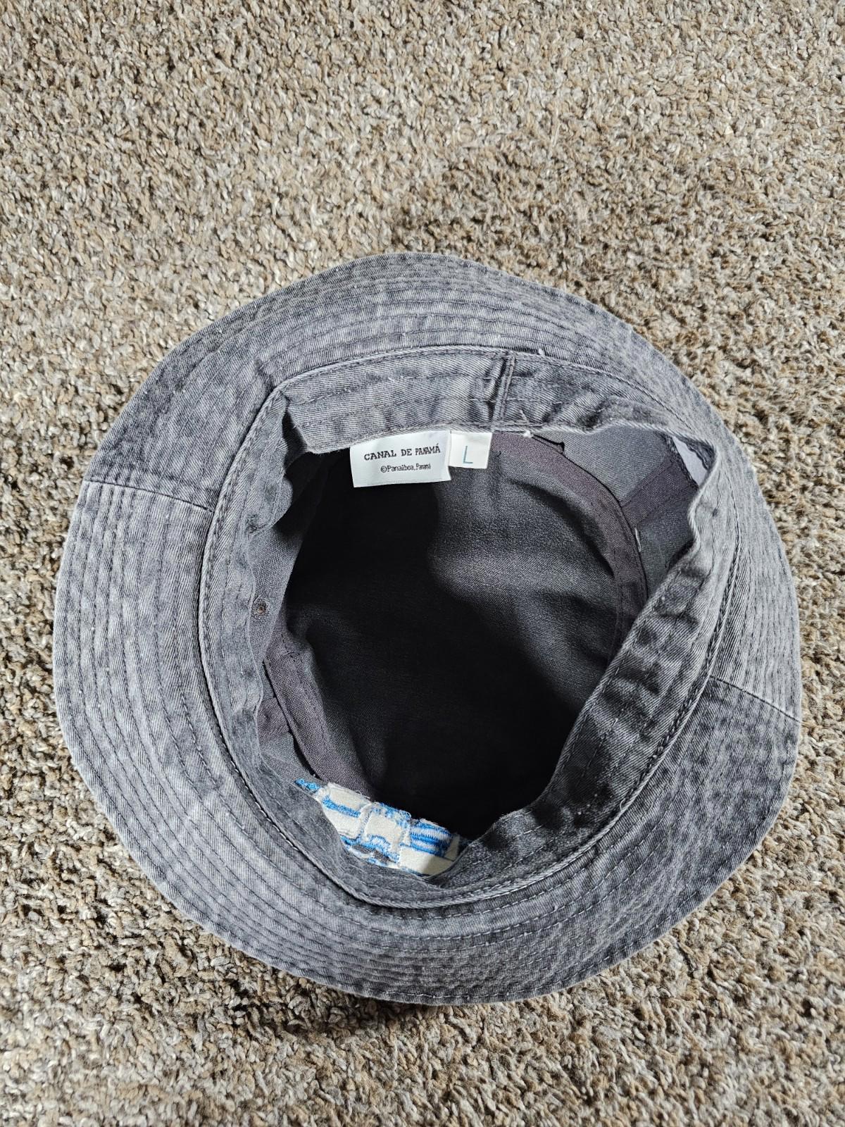 Canal de Panama bucket hat Gray Large