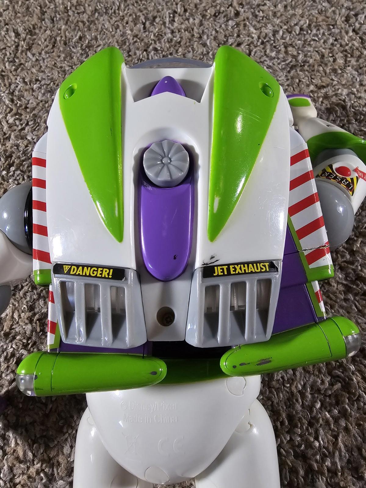 Disney Store Toy Story Buzz Lightyear London 12" Tested DAMAGE