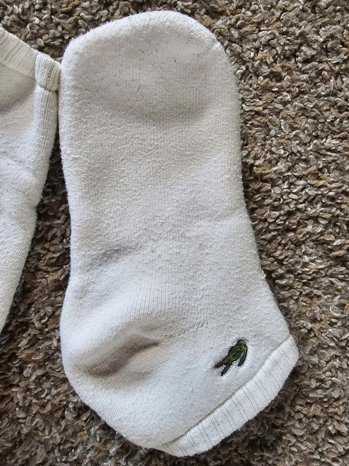 Lacoste Sport White Ankle Logo Socks Unisex SIZE UNKNOWN