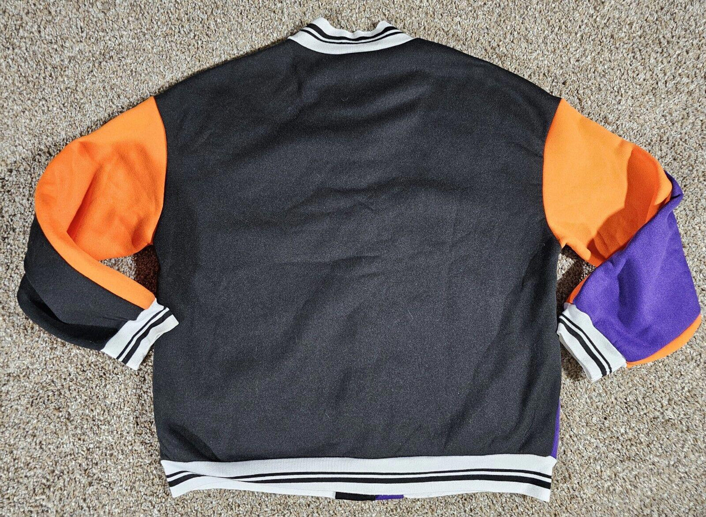 Chicago Basketball Dual Sided SHEIN Retro Varsity Jacket LG