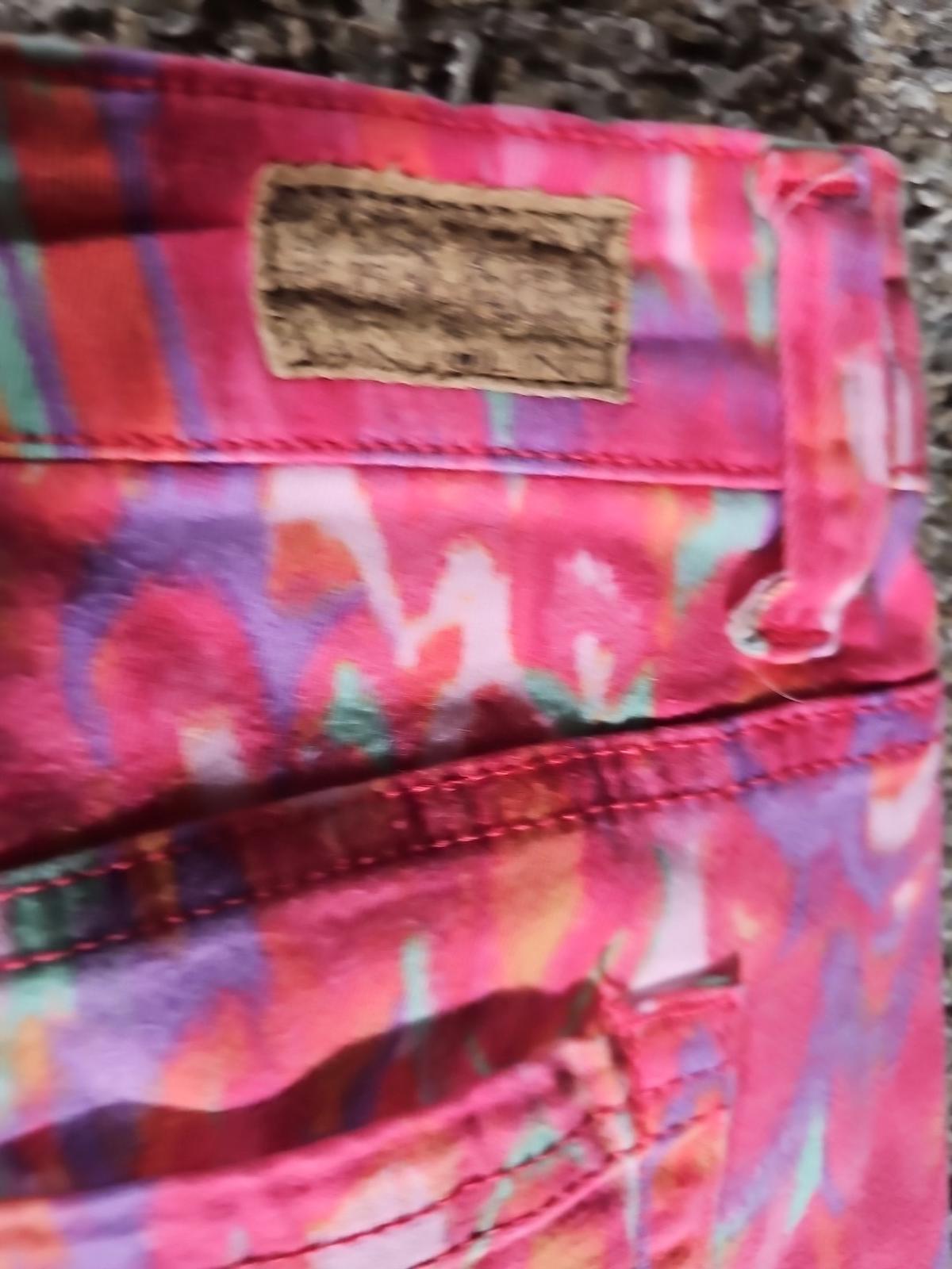 Bandolino Sz 8 Bright Tie Dye Pants