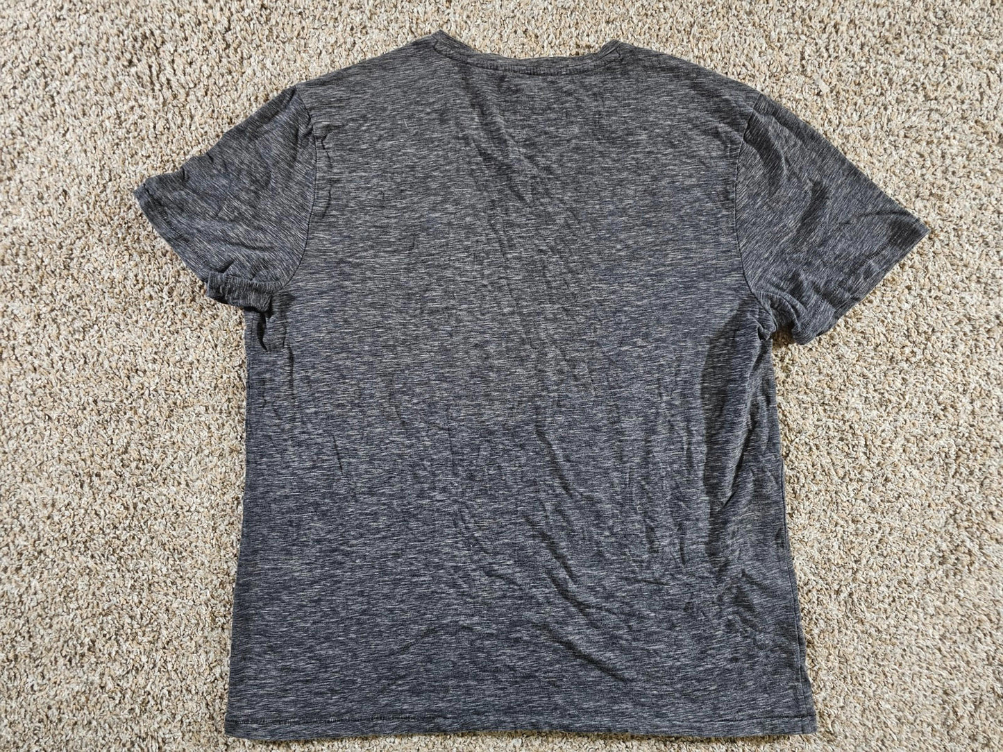 Men’s Marc Anthony V Neck T Shirt Slim Fit Soft Gray XL