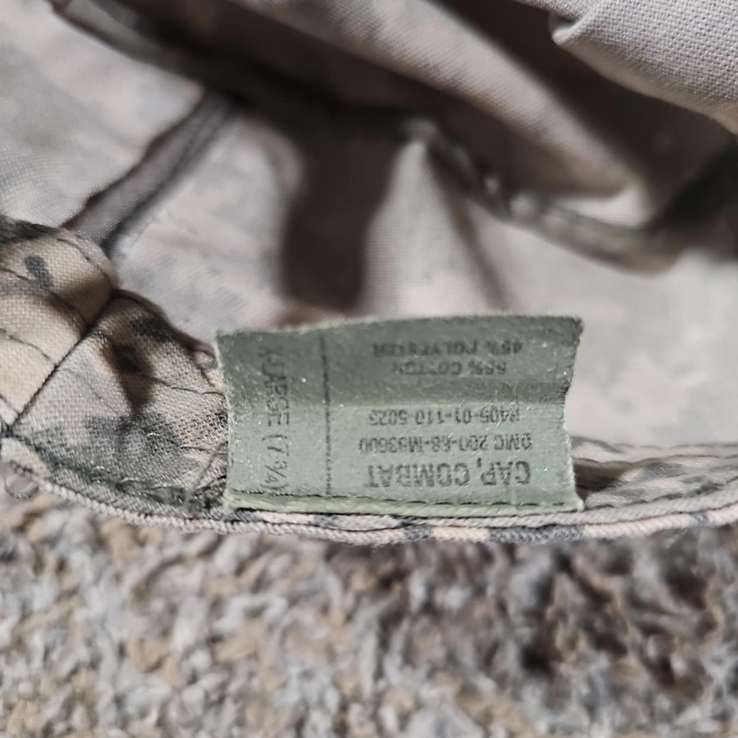 National Museum Of The Pacific War Camo Hat XL 7 3/4