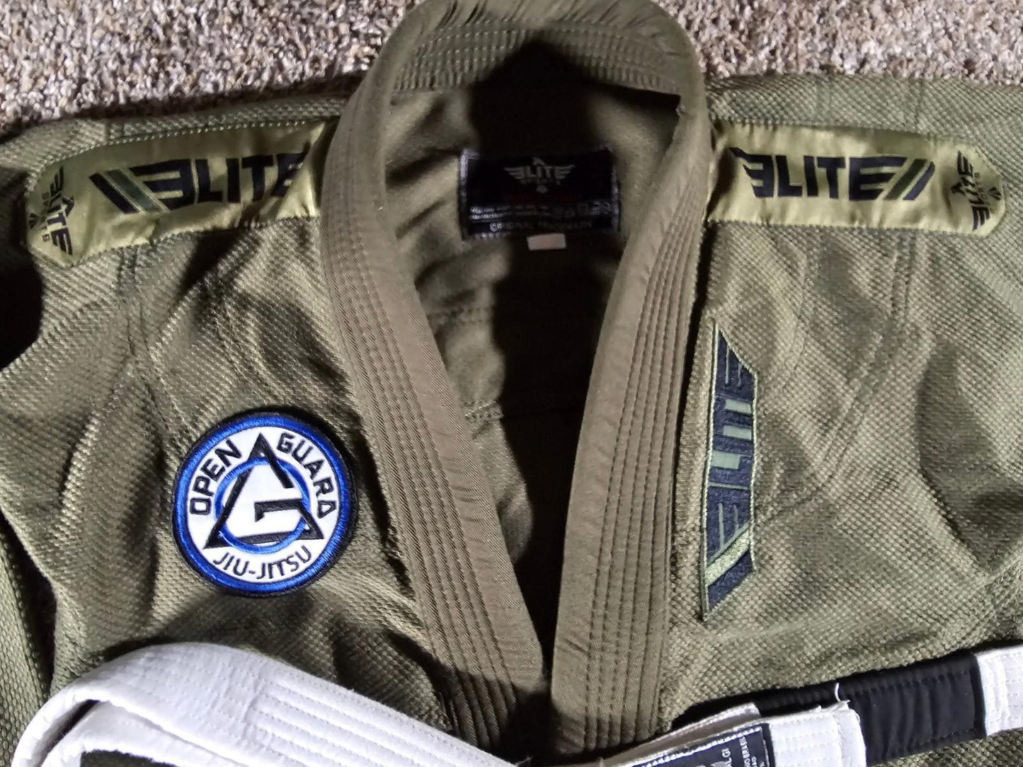 Elite Sports Gi Youth C1 Jiu Jitsu Martial Arts Belt Patches